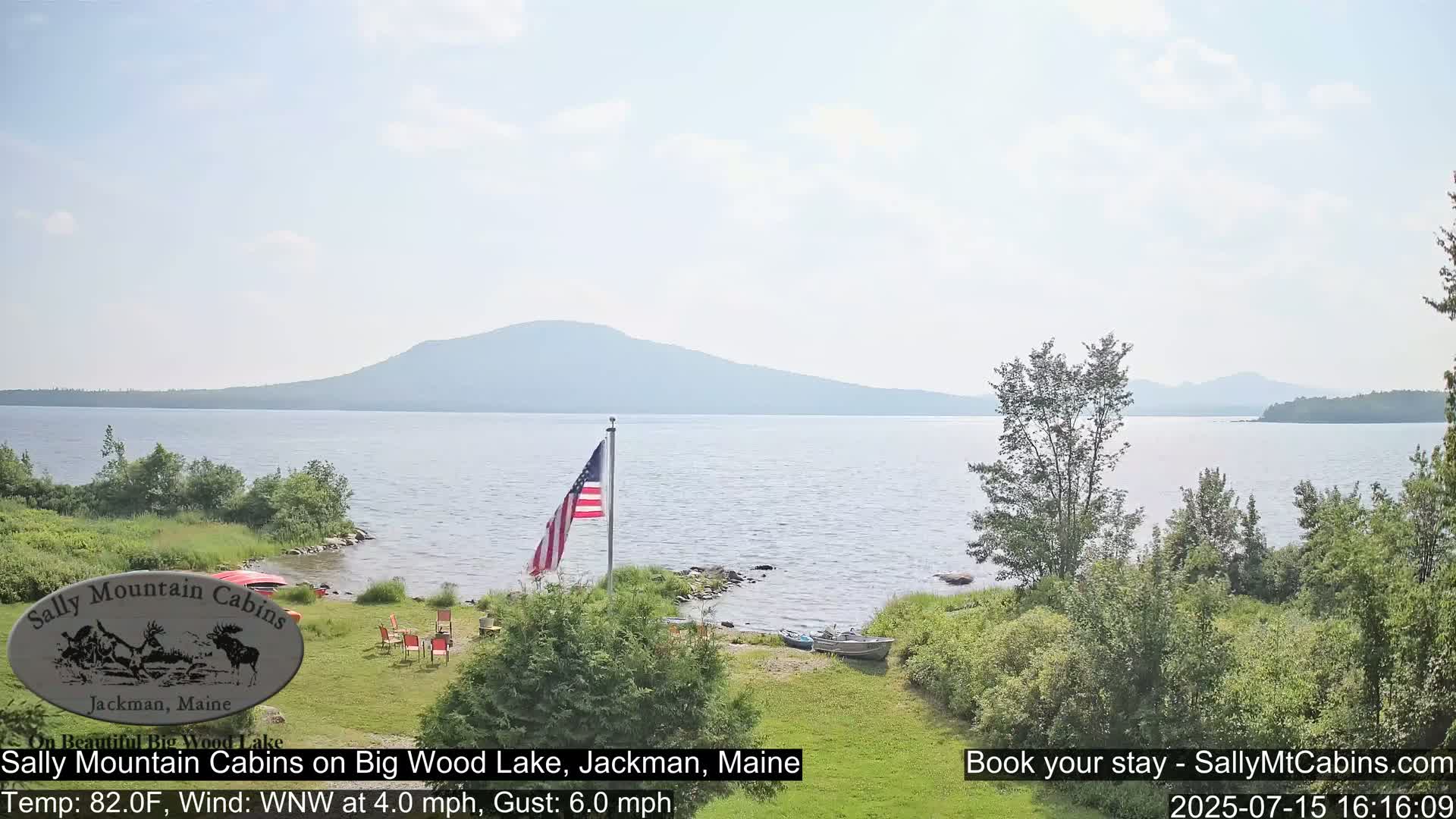 Sally Mountain Cabins , Live Cam - Jackman, Maine, USA