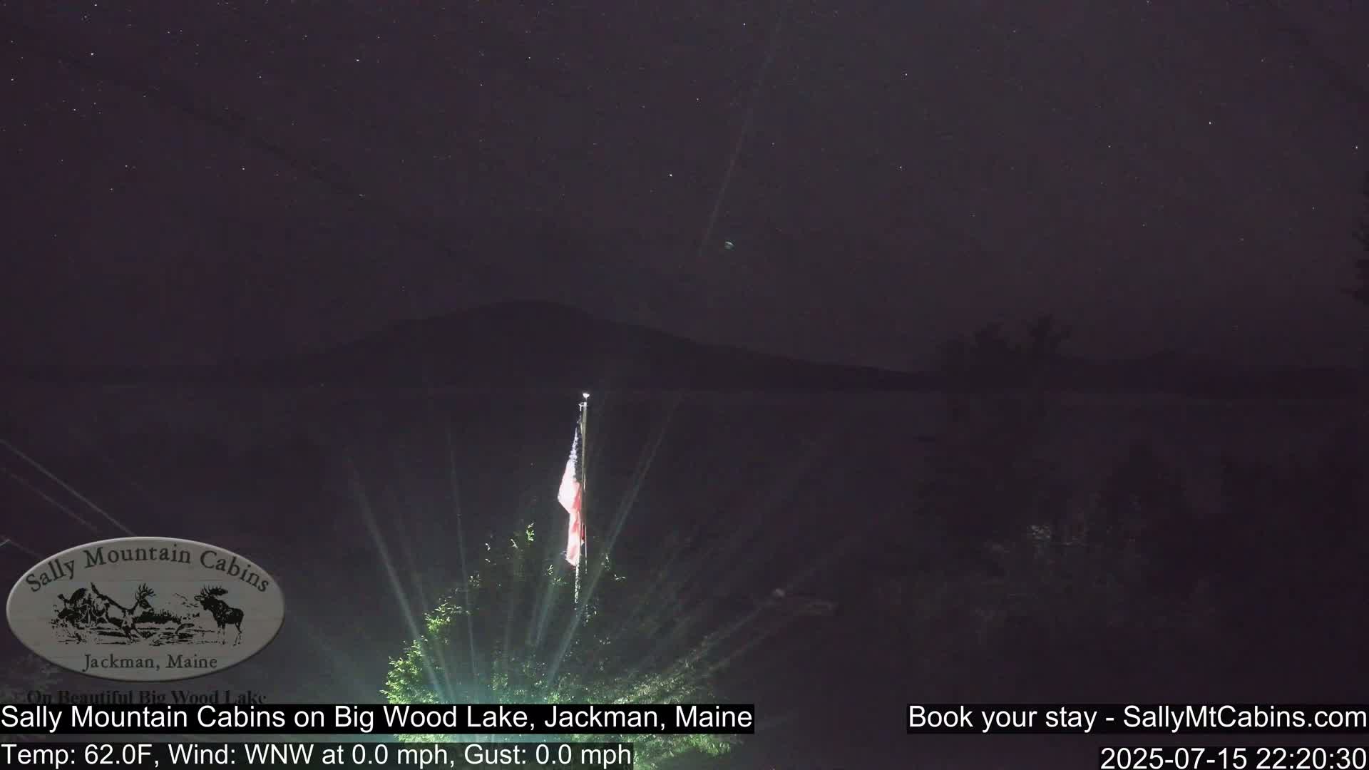 Sally Mountain Cabins , Live Cam - Jackman, Maine, USA