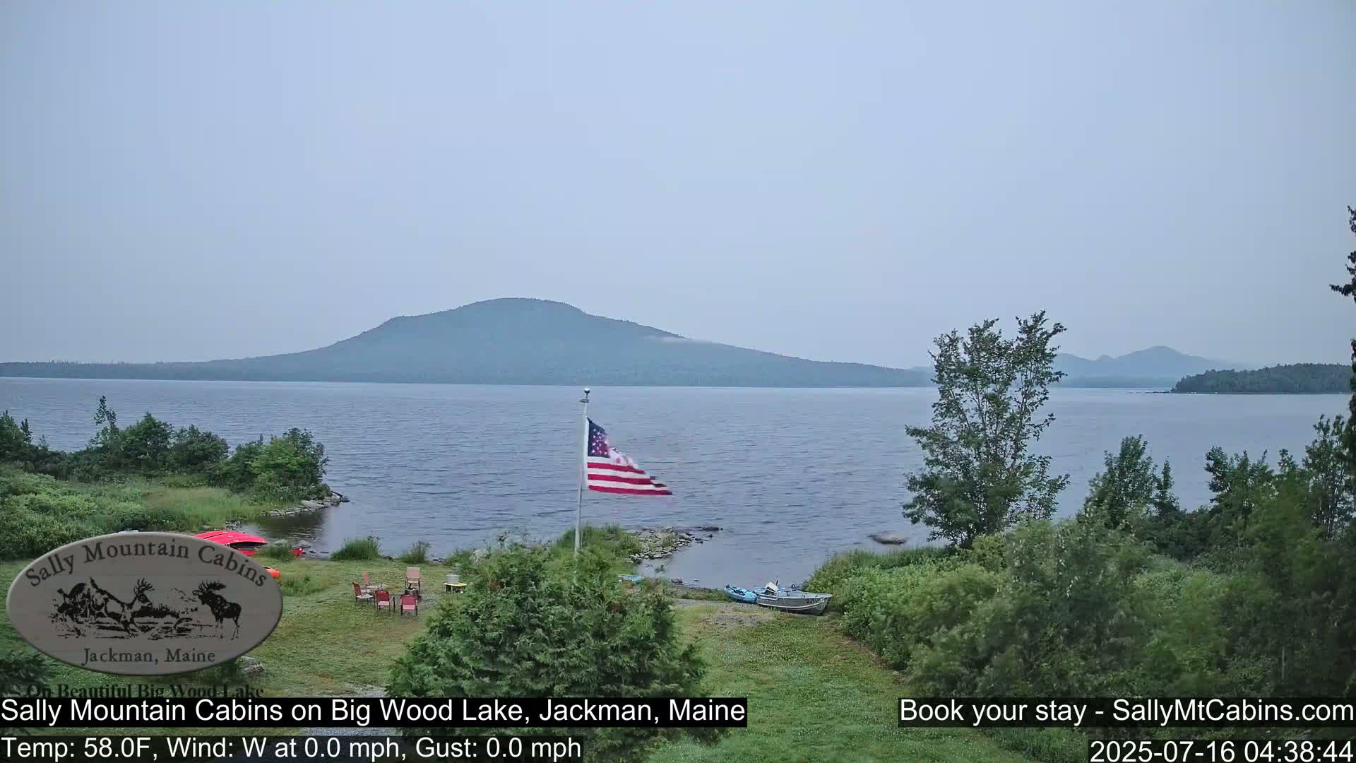 Sally Mountain Cabins , Live Cam - Jackman, Maine, USA