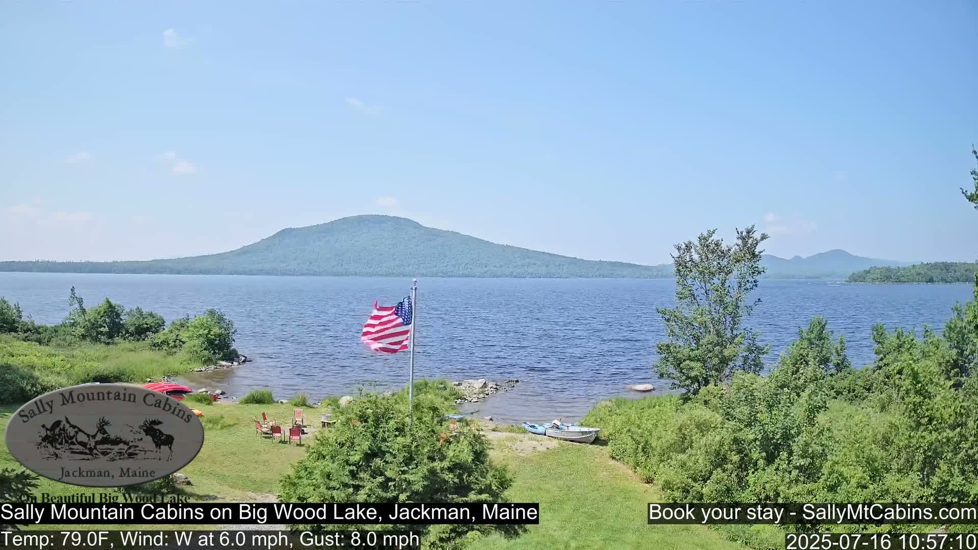 Sally Mountain Cabins , Live Cam - Jackman, Maine, USA