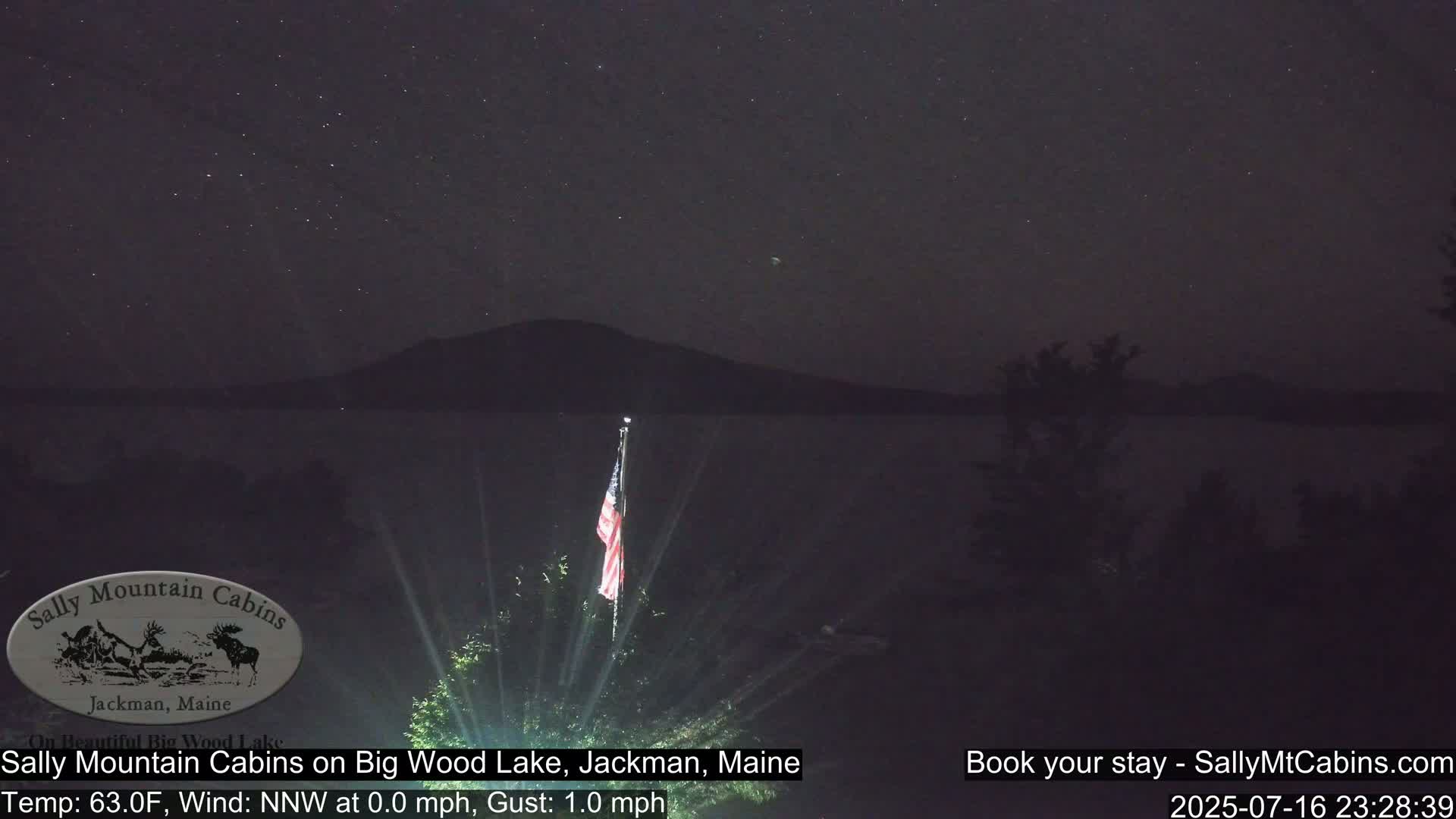 Sally Mountain Cabins , Live Cam - Jackman, Maine, USA
