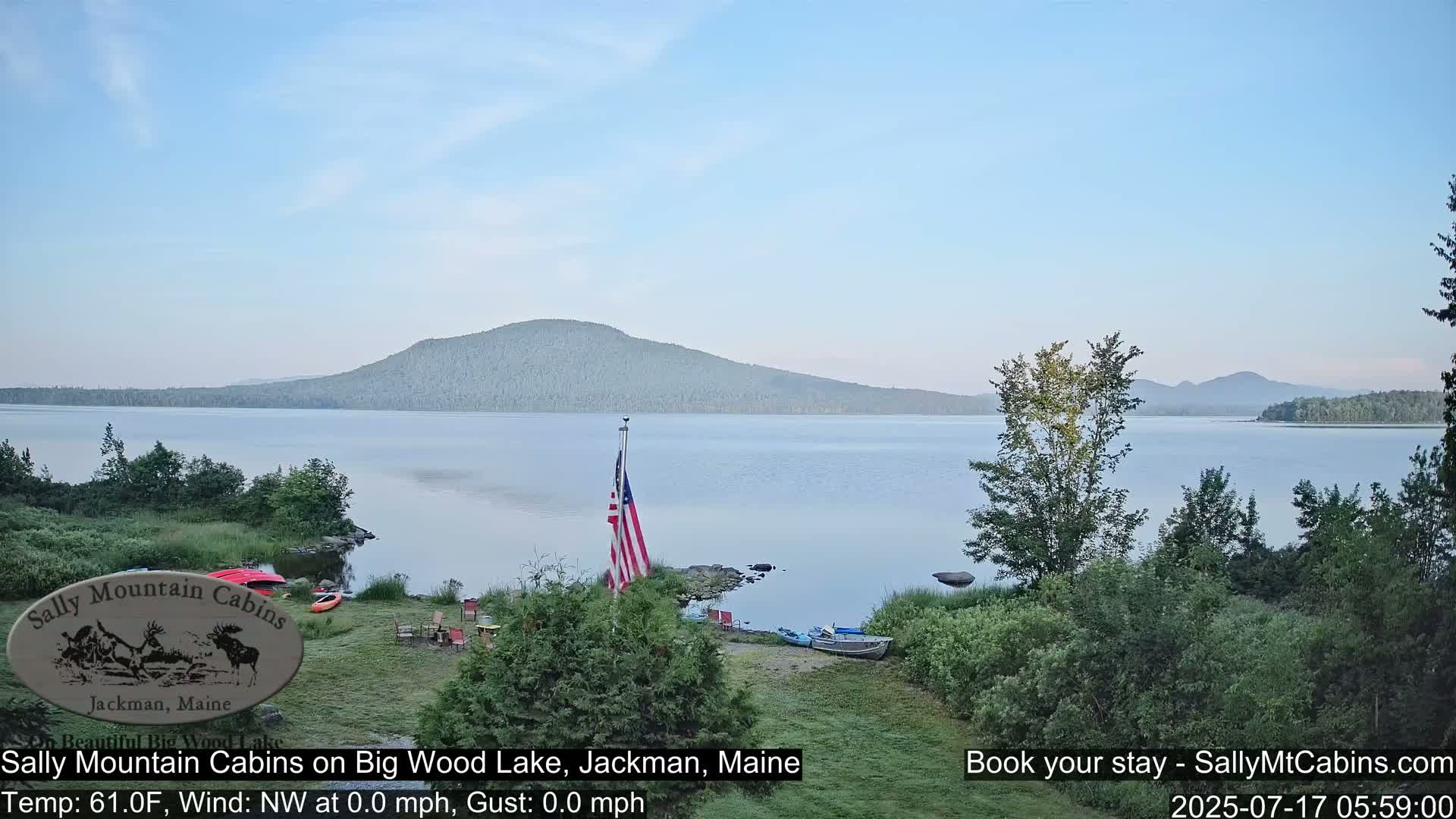Sally Mountain Cabins , Live Cam - Jackman, Maine, USA