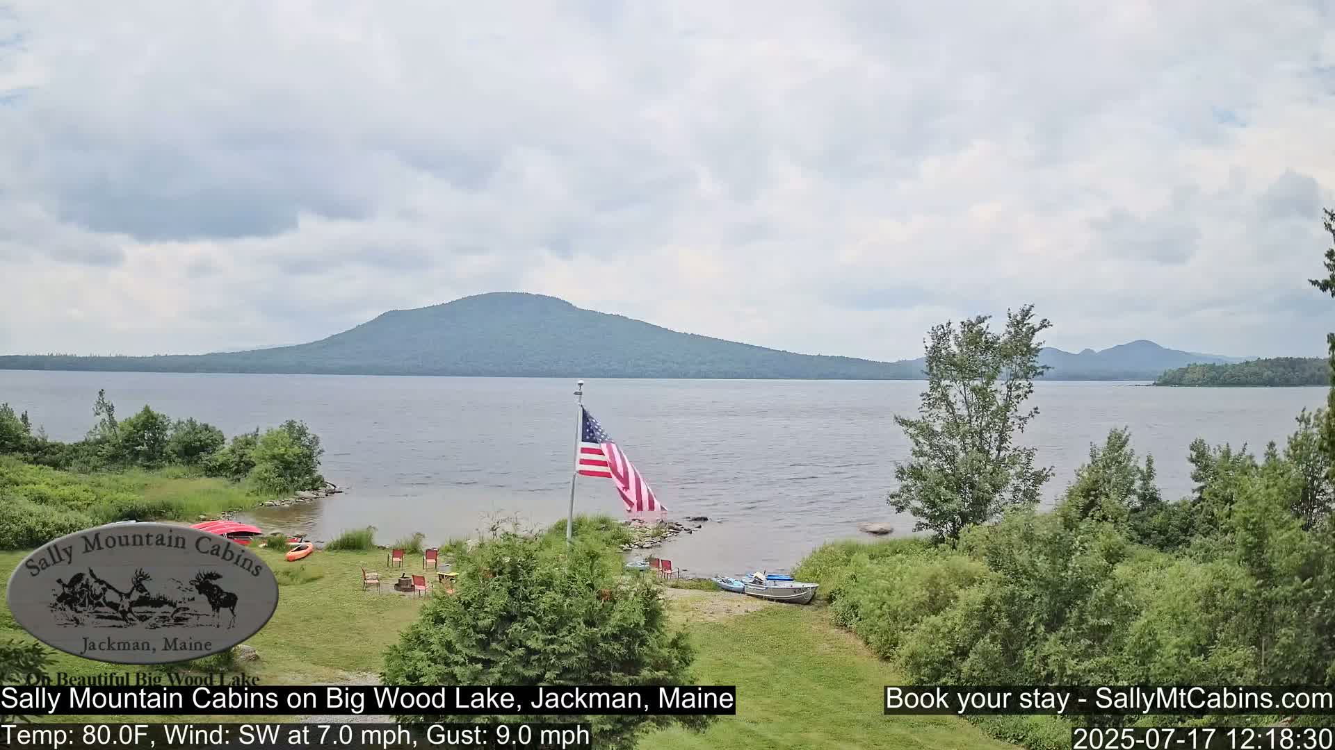 Sally Mountain Cabins , Live Cam - Jackman, Maine, USA