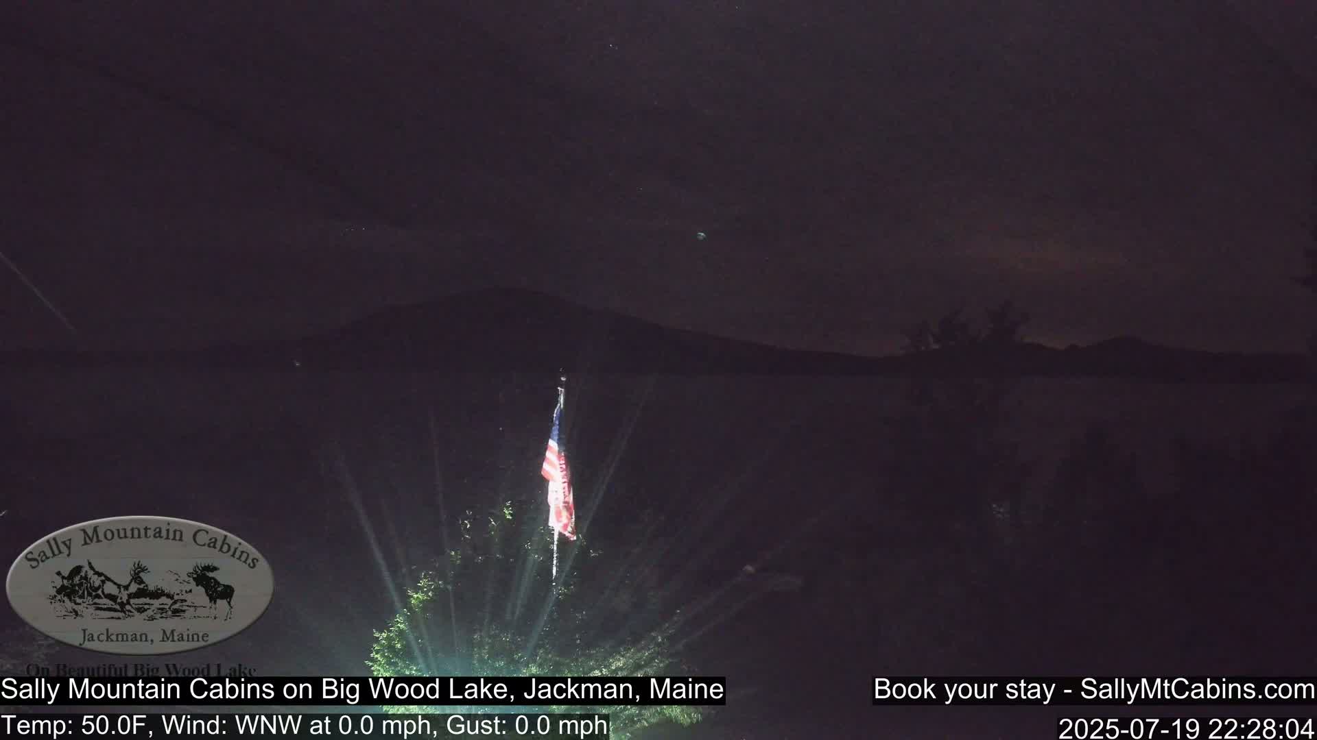 Sally Mountain Cabins , Live Cam - Jackman, Maine, USA