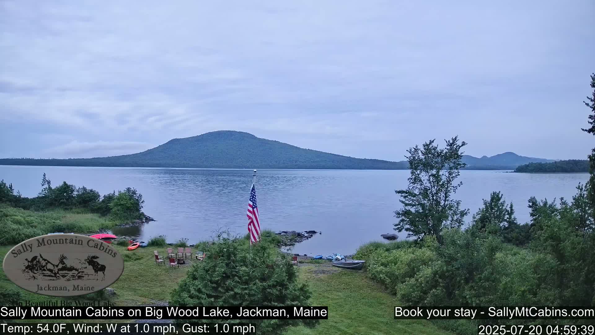 Sally Mountain Cabins , Live Cam - Jackman, Maine, USA