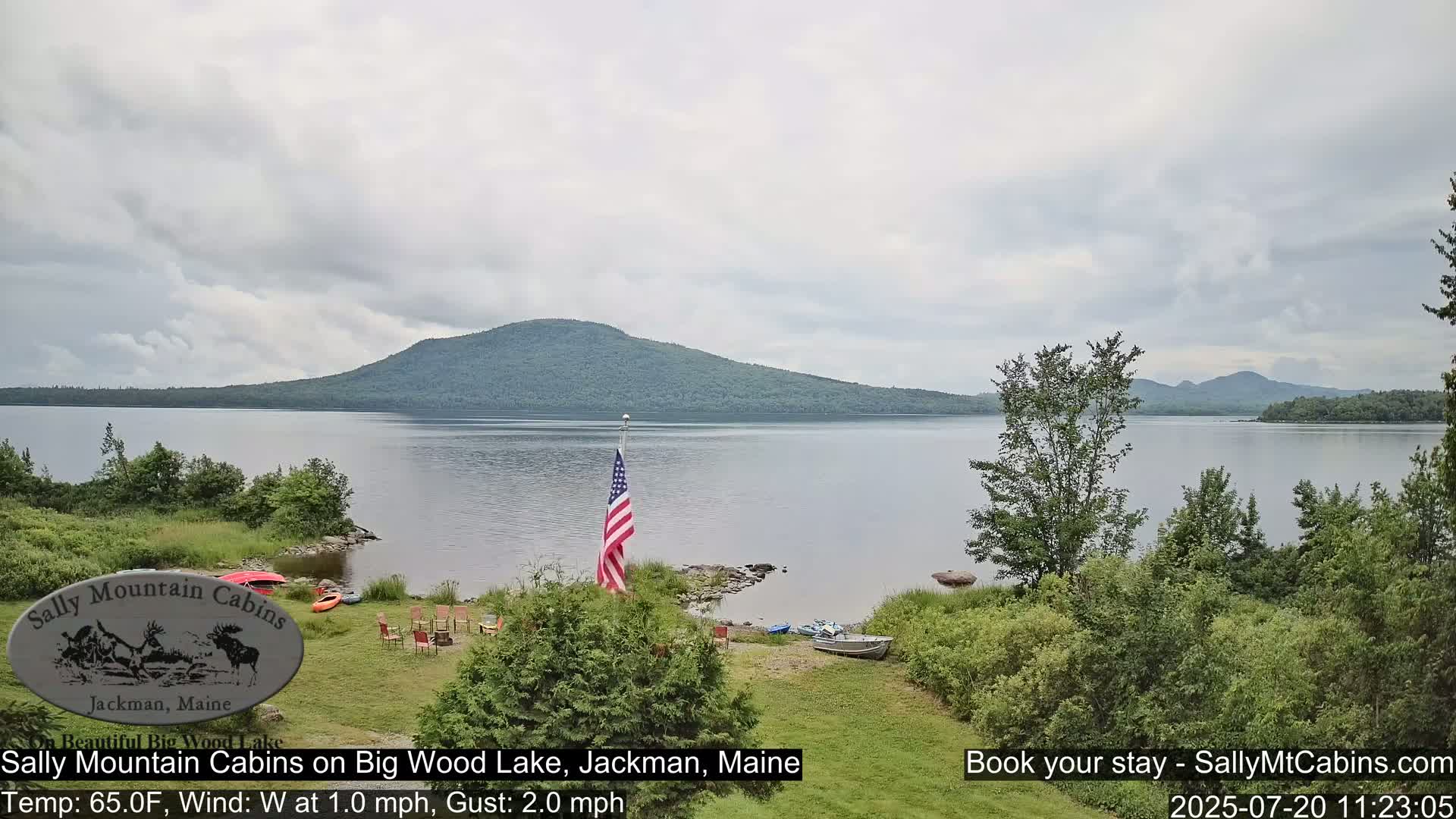 Sally Mountain Cabins , Live Cam - Jackman, Maine, USA