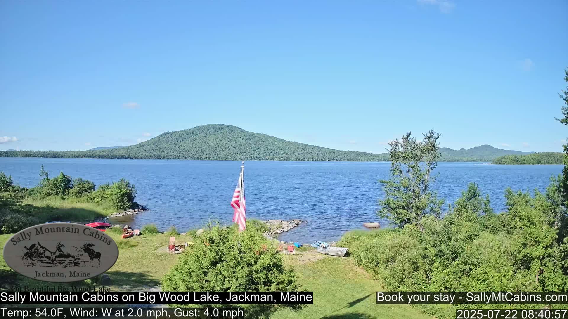 Sally Mountain Cabins , Live Cam - Jackman, Maine, USA