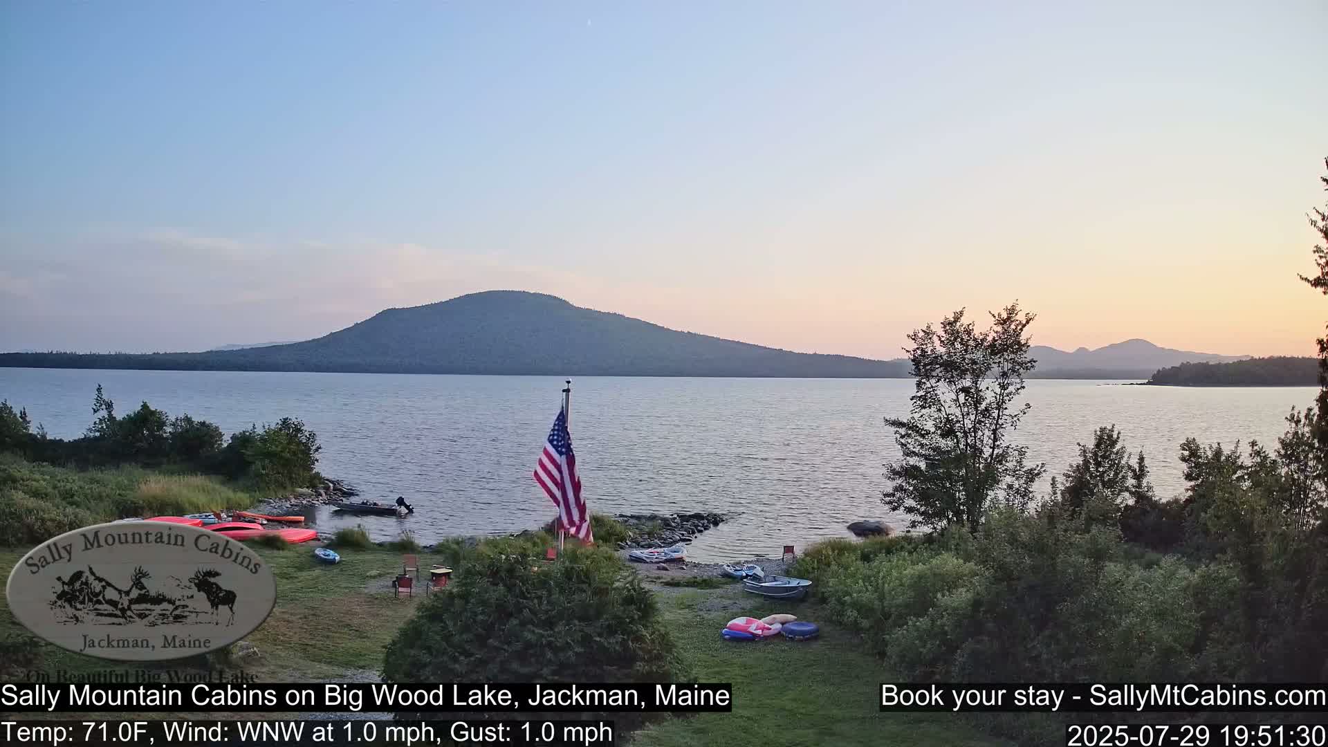 Sally Mountain Cabins , Live Cam - Jackman, Maine, USA
