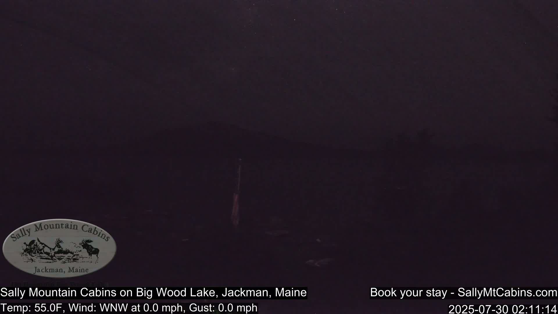 Sally Mountain Cabins , Live Cam - Jackman, Maine, USA