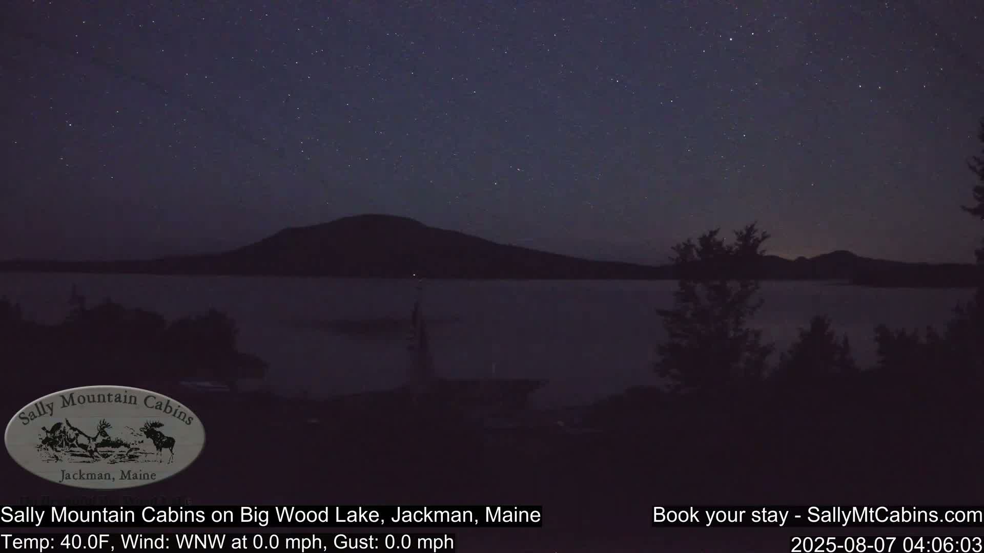 Sally Mountain Cabins , Live Cam - Jackman, Maine, USA
