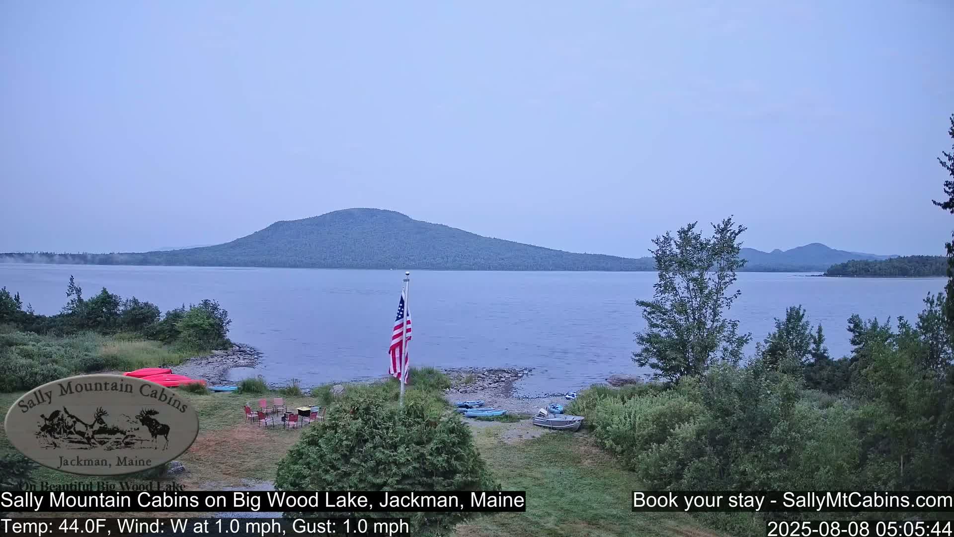 Sally Mountain Cabins , Live Cam - Jackman, Maine, USA