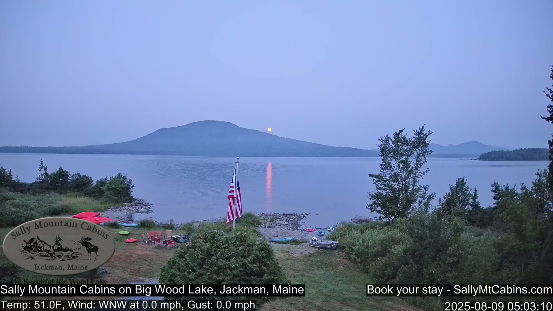 Sally Mountain Cabins , Live Cam - Jackman, Maine, USA