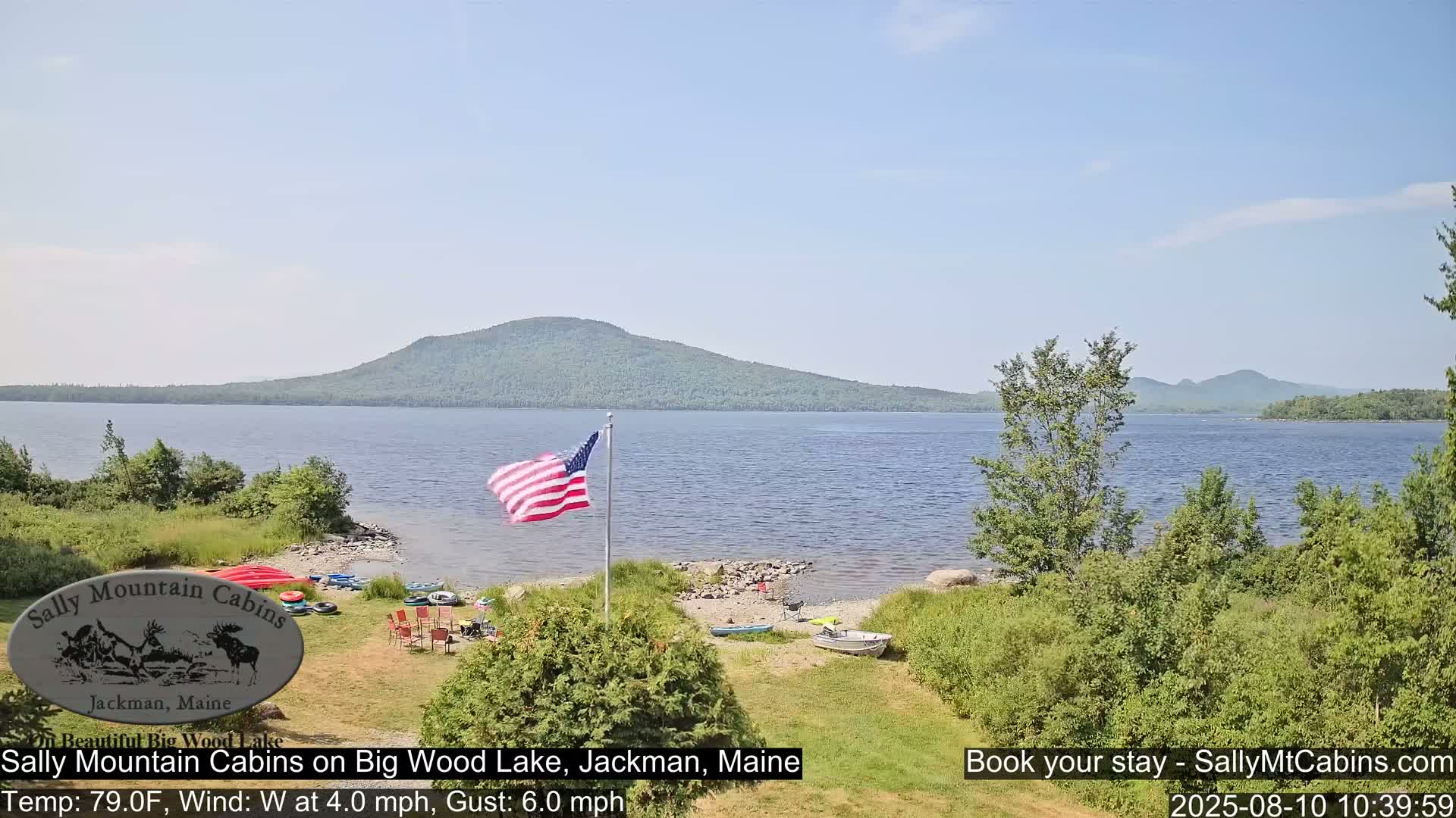 Sally Mountain Cabins , Live Cam - Jackman, Maine, USA