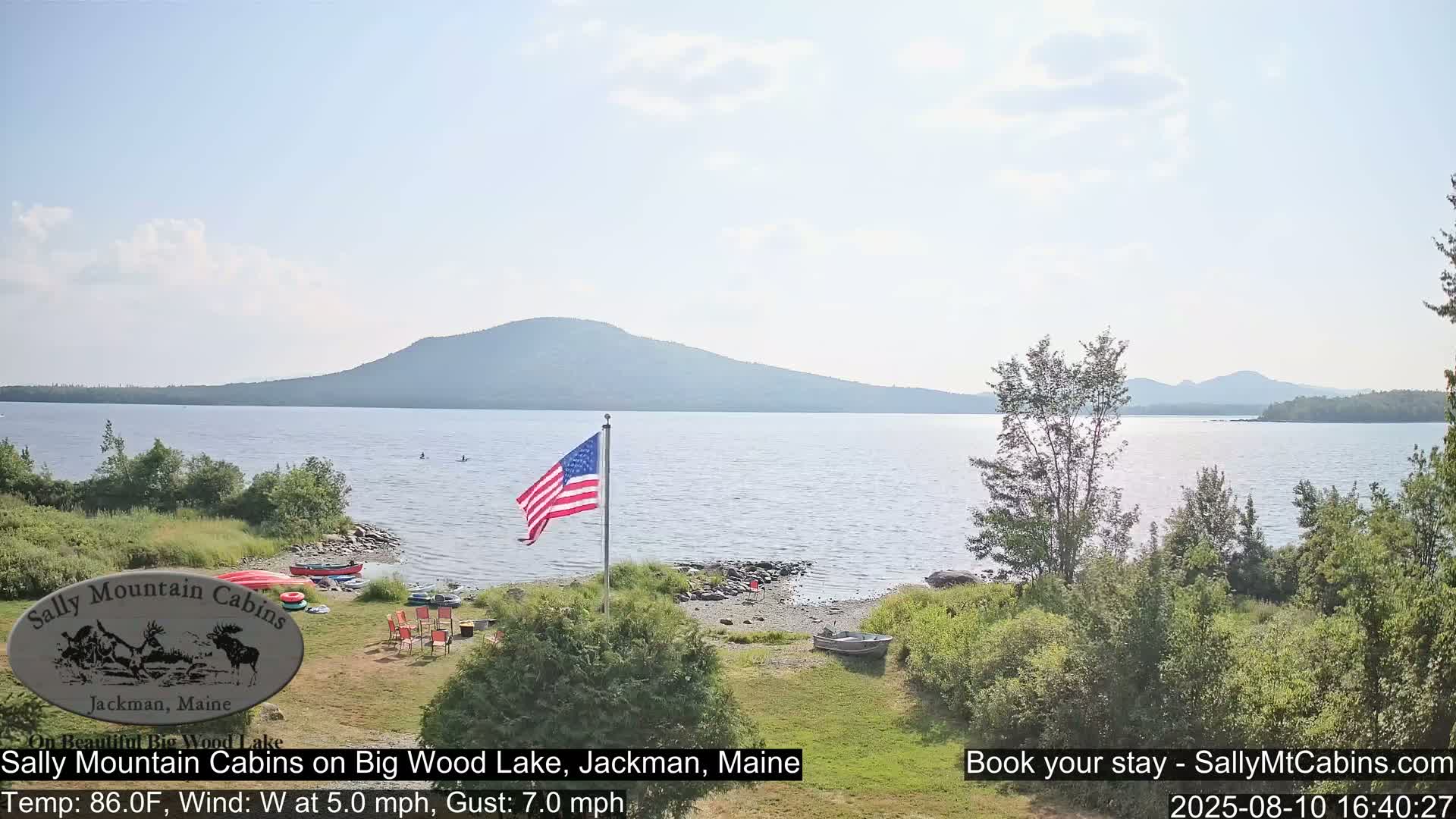 Sally Mountain Cabins , Live Cam - Jackman, Maine, USA
