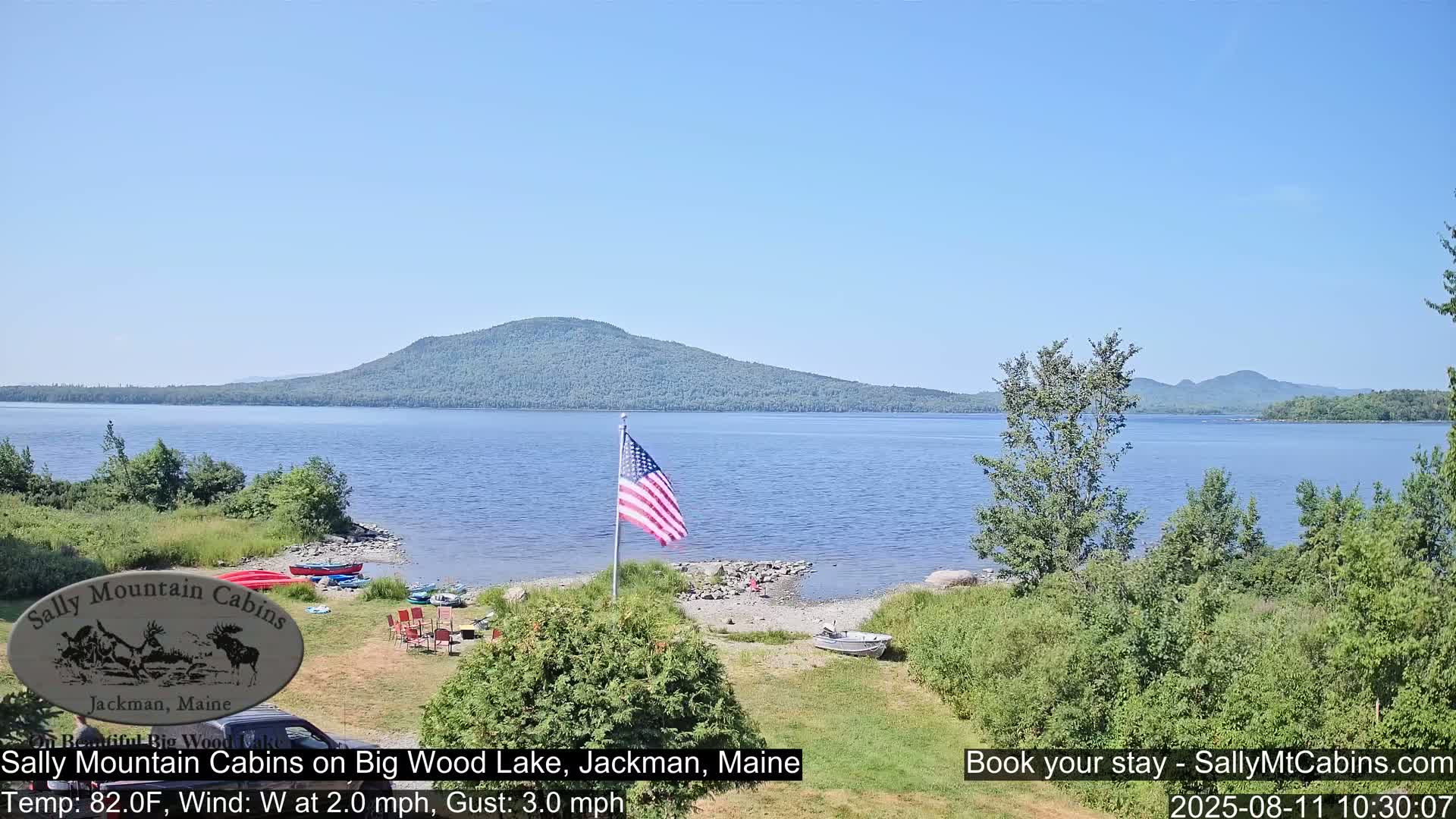 Sally Mountain Cabins , Live Cam - Jackman, Maine, USA