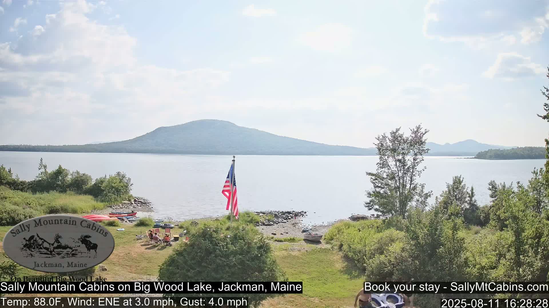 Sally Mountain Cabins , Live Cam - Jackman, Maine, USA