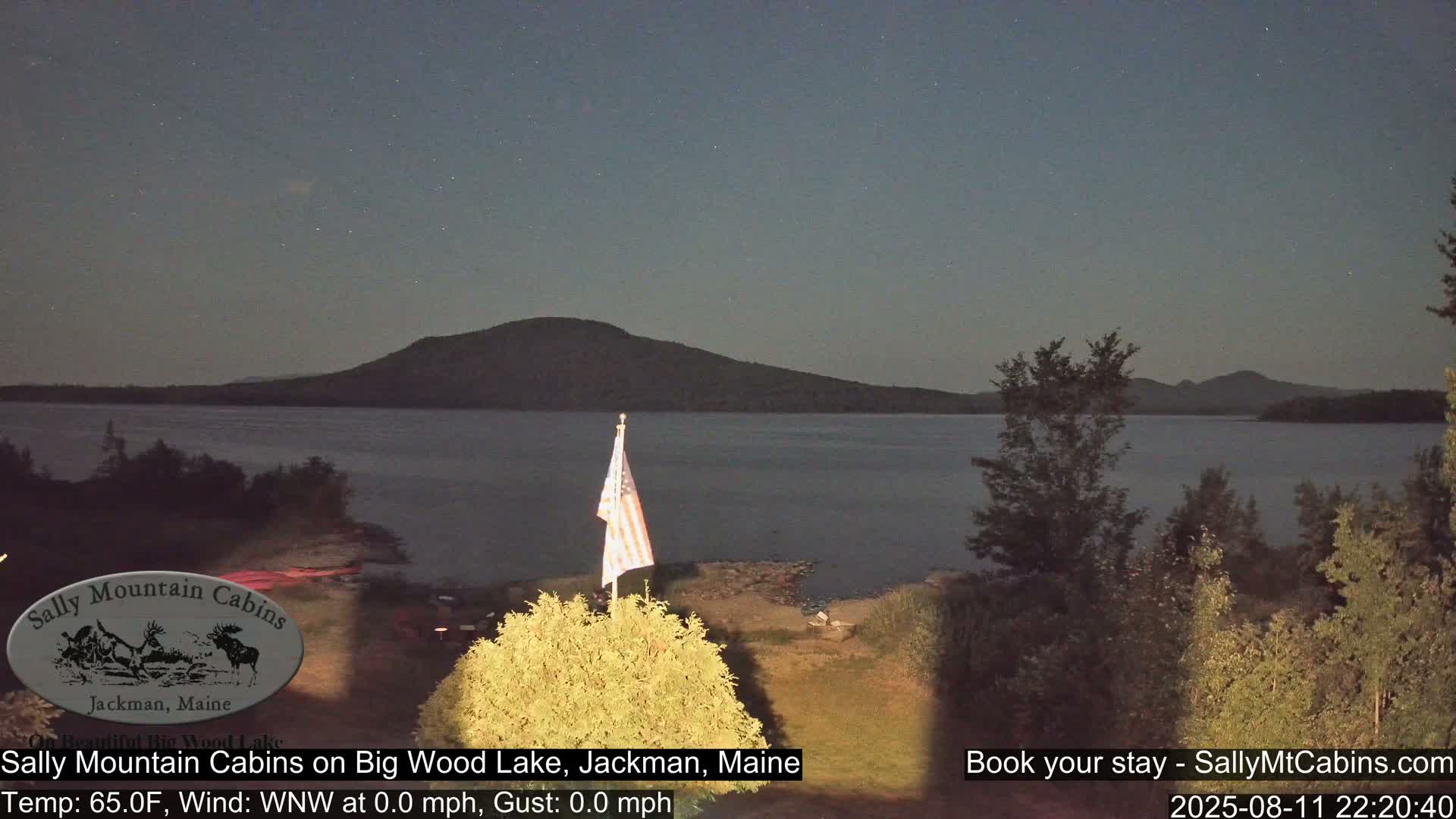 Sally Mountain Cabins , Live Cam - Jackman, Maine, USA