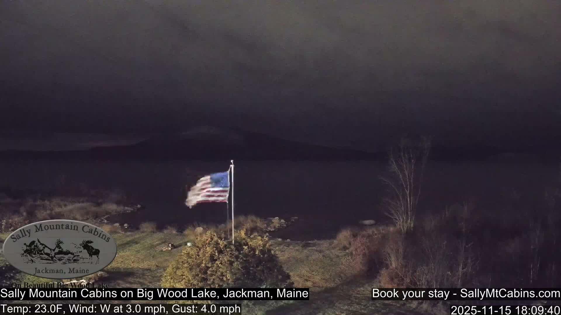 Sally Mountain Cabins , Live Cam - Jackman, Maine, USA