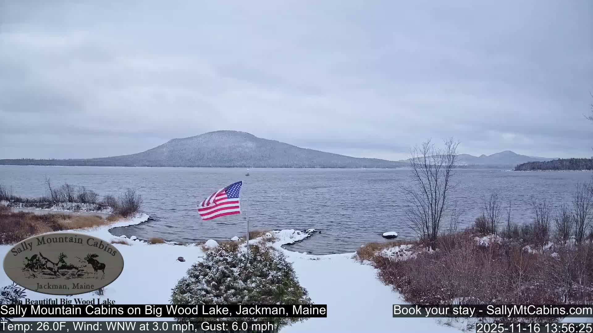 Sally Mountain Cabins , Live Cam - Jackman, Maine, USA