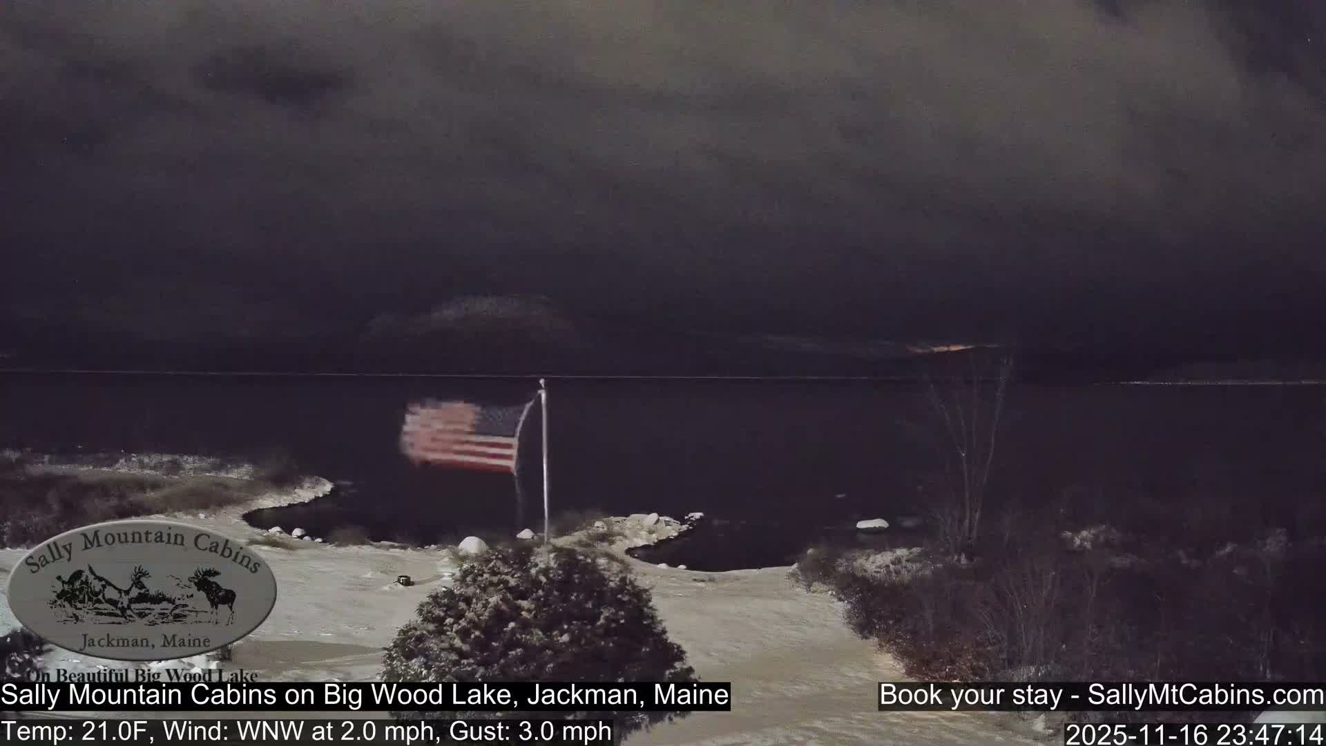 Sally Mountain Cabins , Live Cam - Jackman, Maine, USA