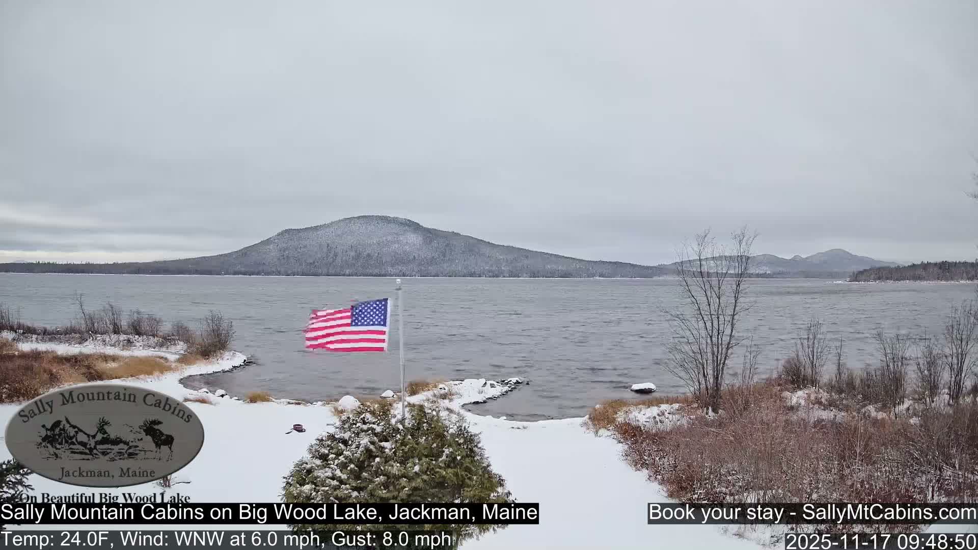 Sally Mountain Cabins , Live Cam - Jackman, Maine, USA