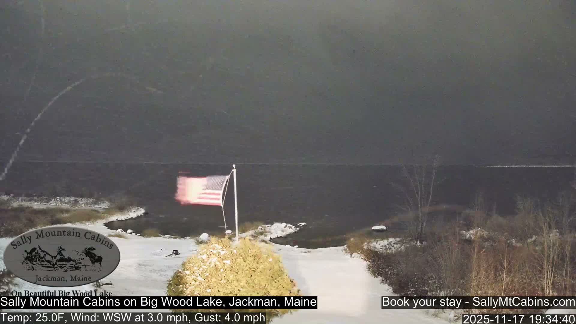 Sally Mountain Cabins , Live Cam - Jackman, Maine, USA