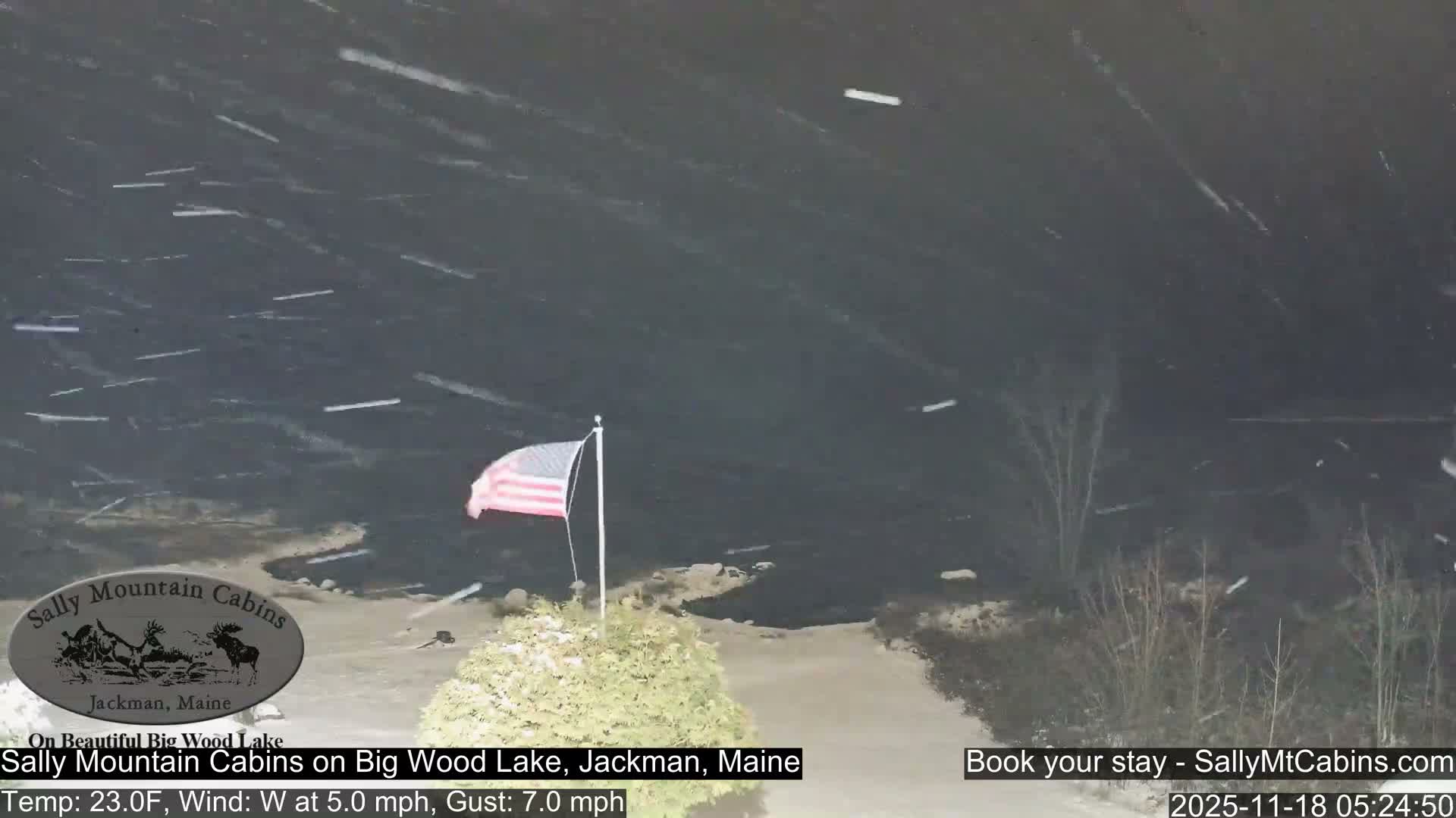 Sally Mountain Cabins , Live Cam - Jackman, Maine, USA