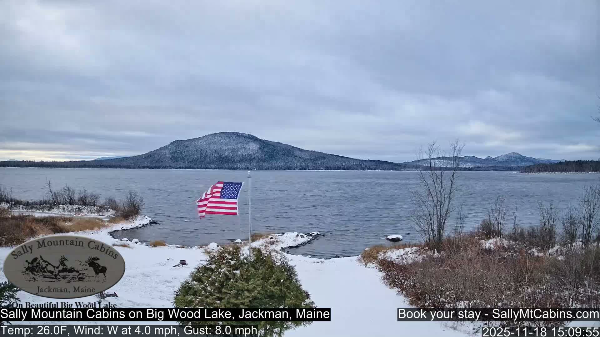 Sally Mountain Cabins , Live Cam - Jackman, Maine, USA