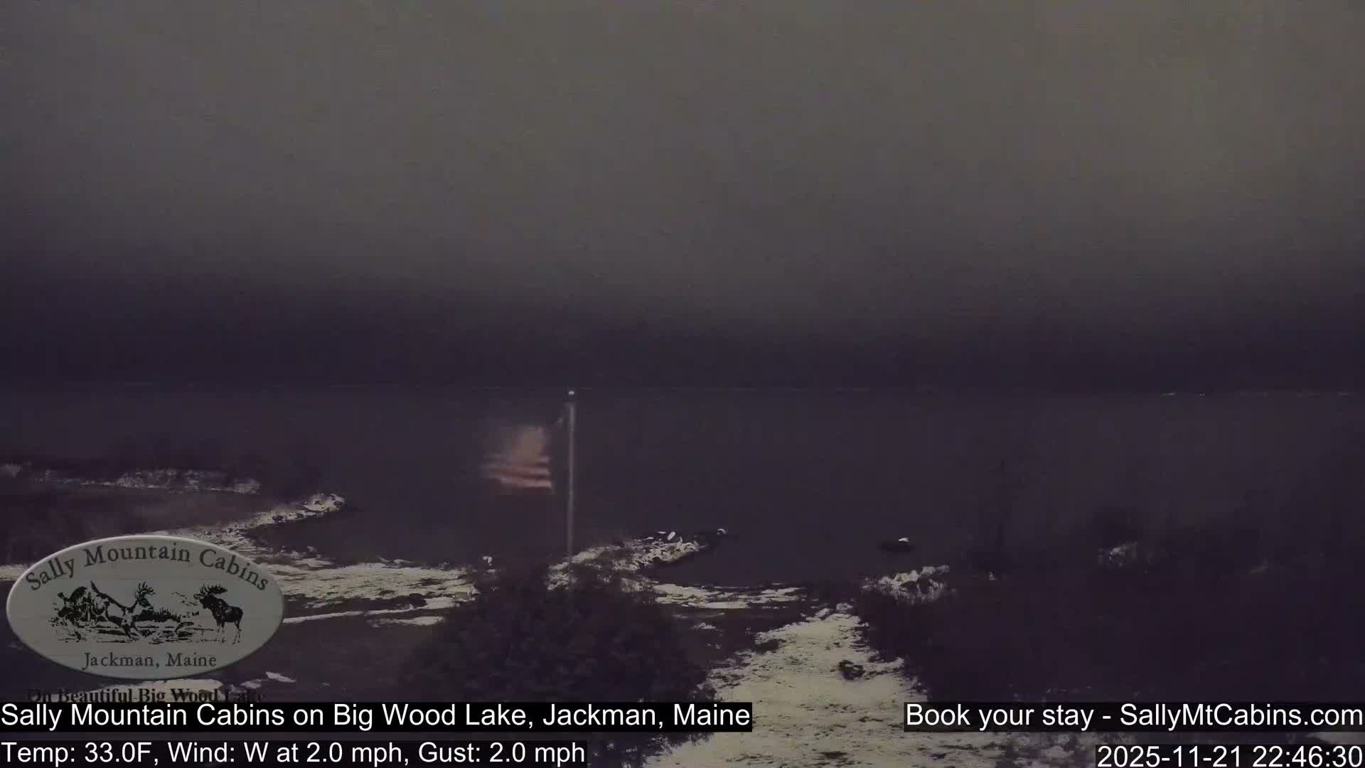 Sally Mountain Cabins , Live Cam - Jackman, Maine, USA