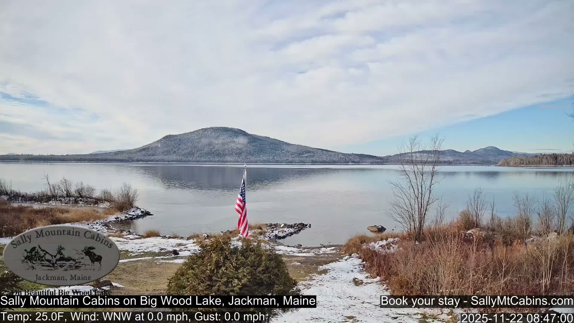 Sally Mountain Cabins , Live Cam - Jackman, Maine, USA