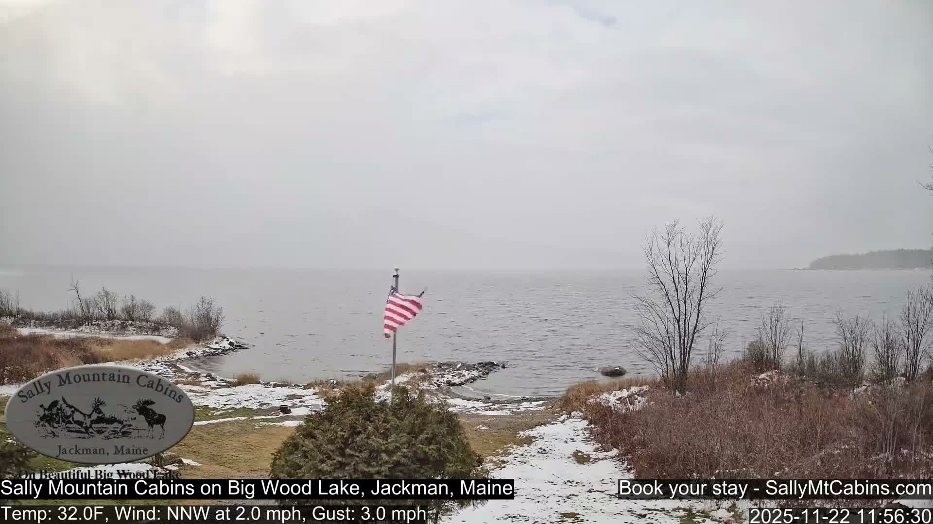 Sally Mountain Cabins , Live Cam - Jackman, Maine, USA