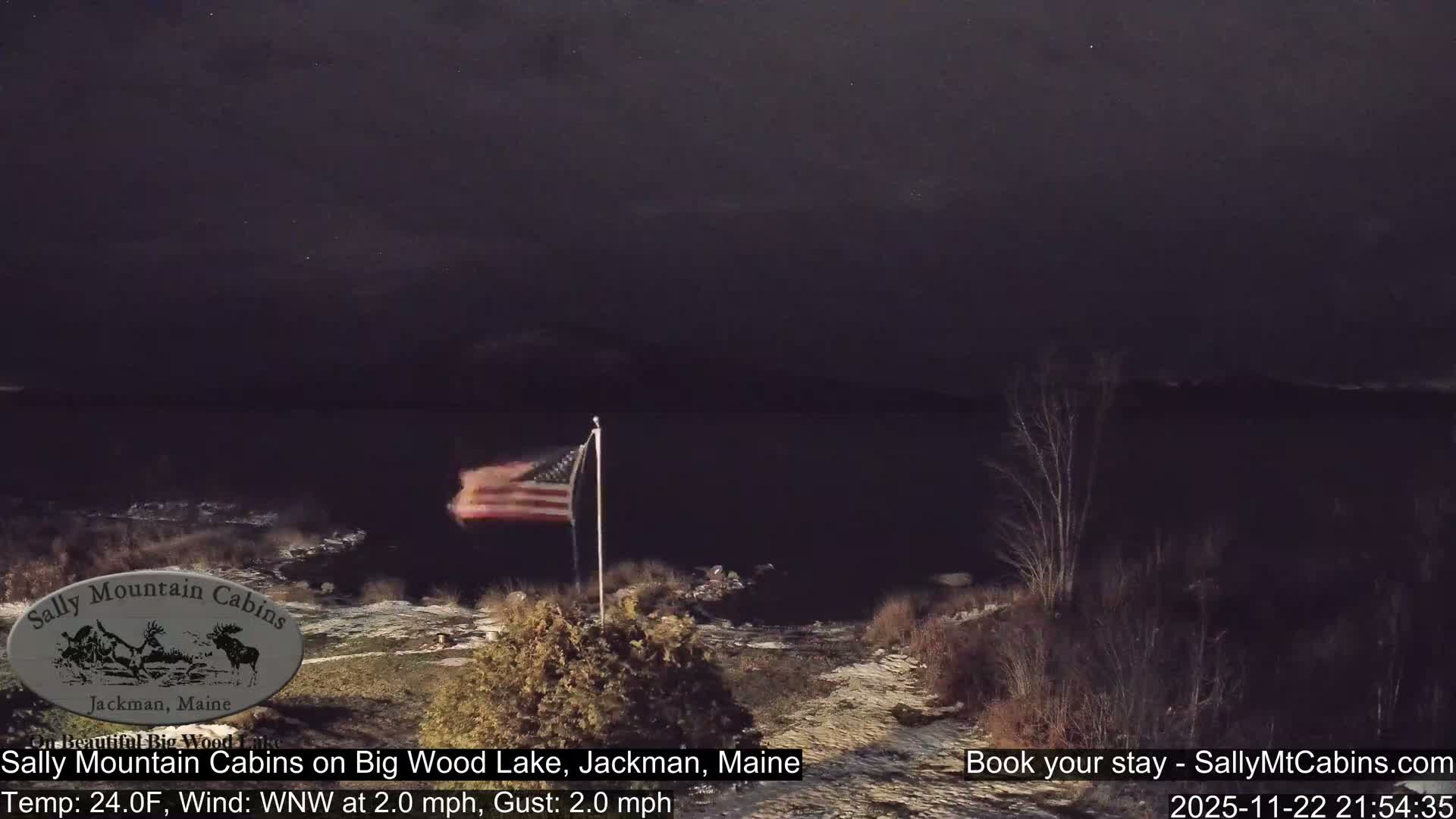 Sally Mountain Cabins , Live Cam - Jackman, Maine, USA