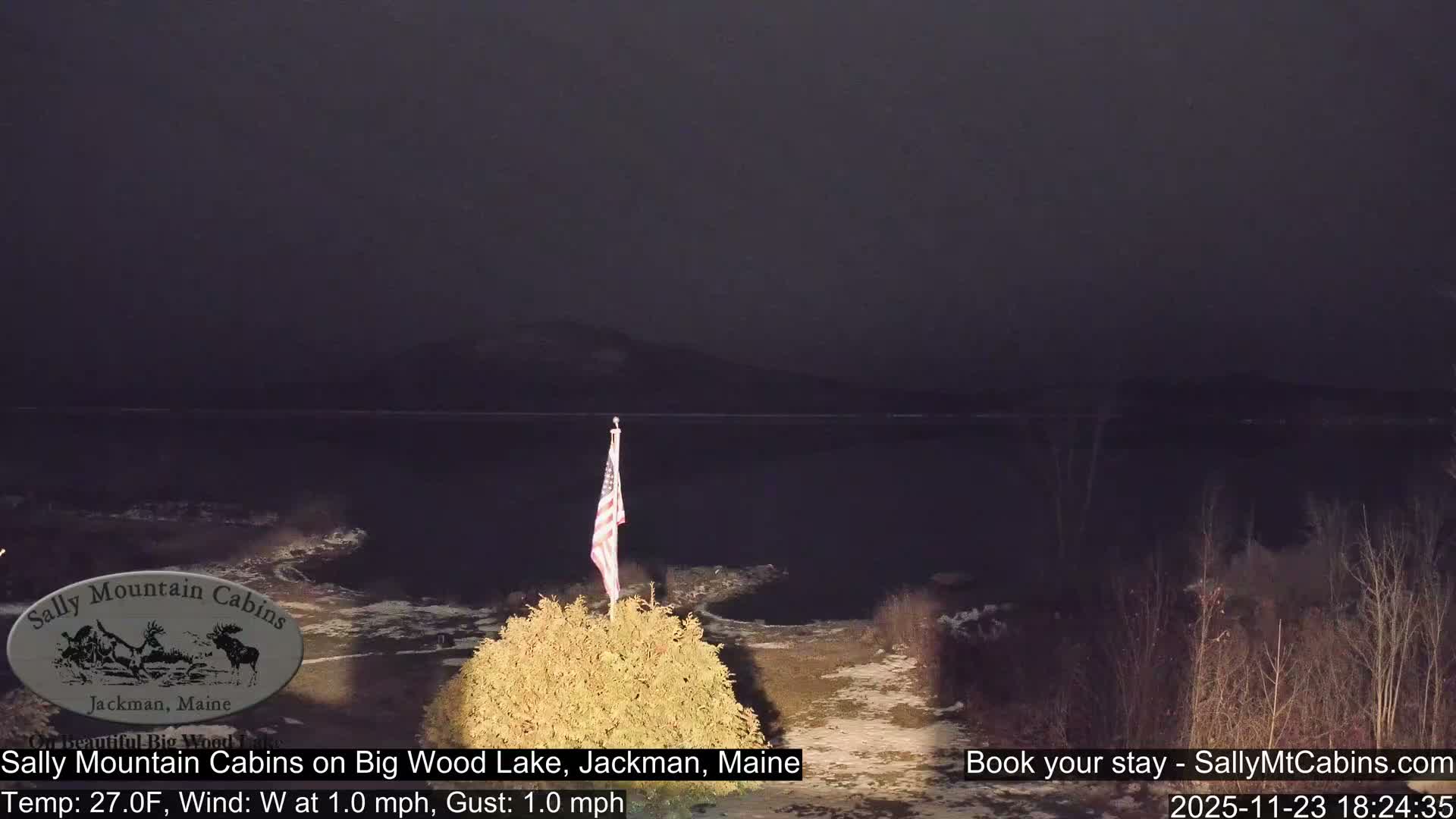 Sally Mountain Cabins , Live Cam - Jackman, Maine, USA