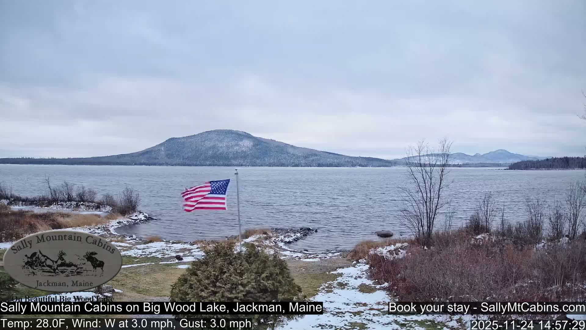 Sally Mountain Cabins , Live Cam - Jackman, Maine, USA