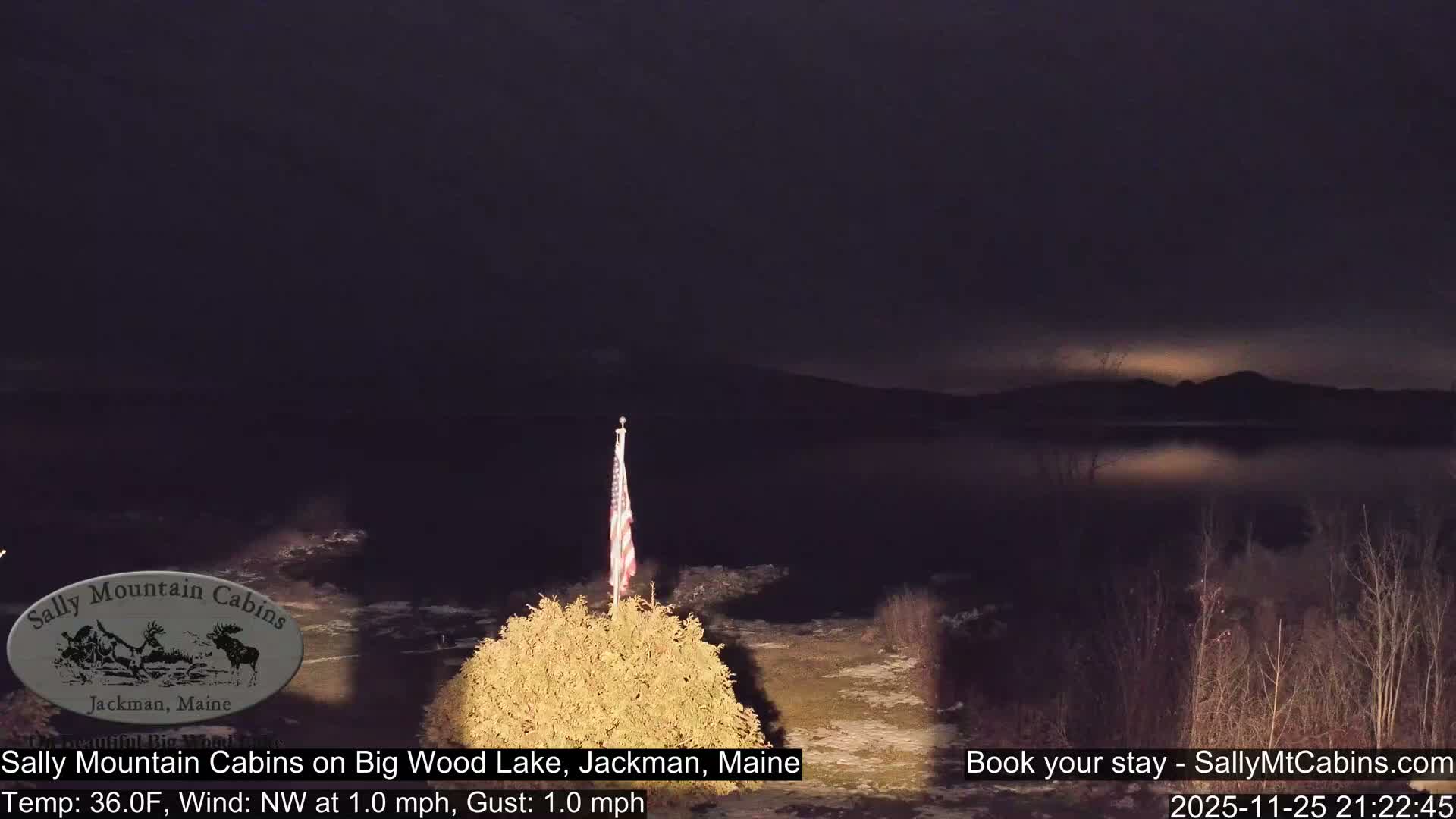 Sally Mountain Cabins , Live Cam - Jackman, Maine, USA