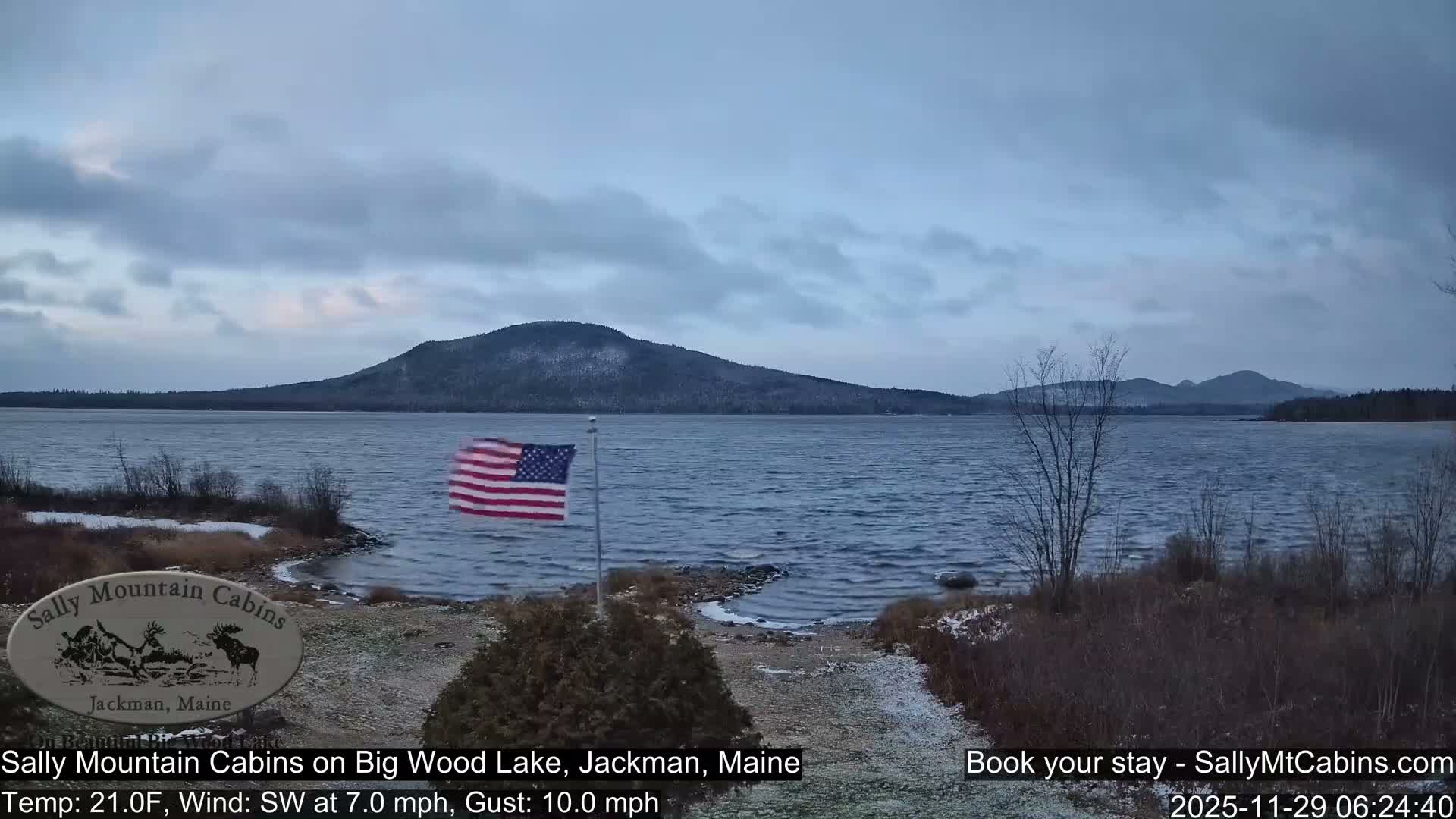 Sally Mountain Cabins , Live Cam - Jackman, Maine, USA