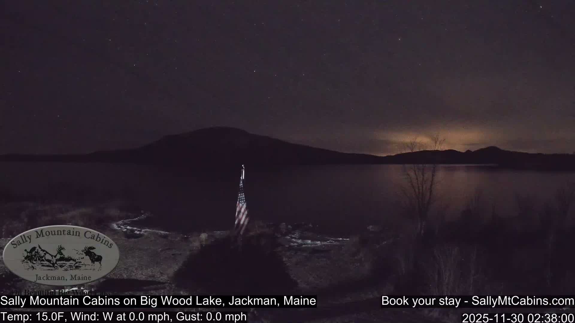 Sally Mountain Cabins , Live Cam - Jackman, Maine, USA