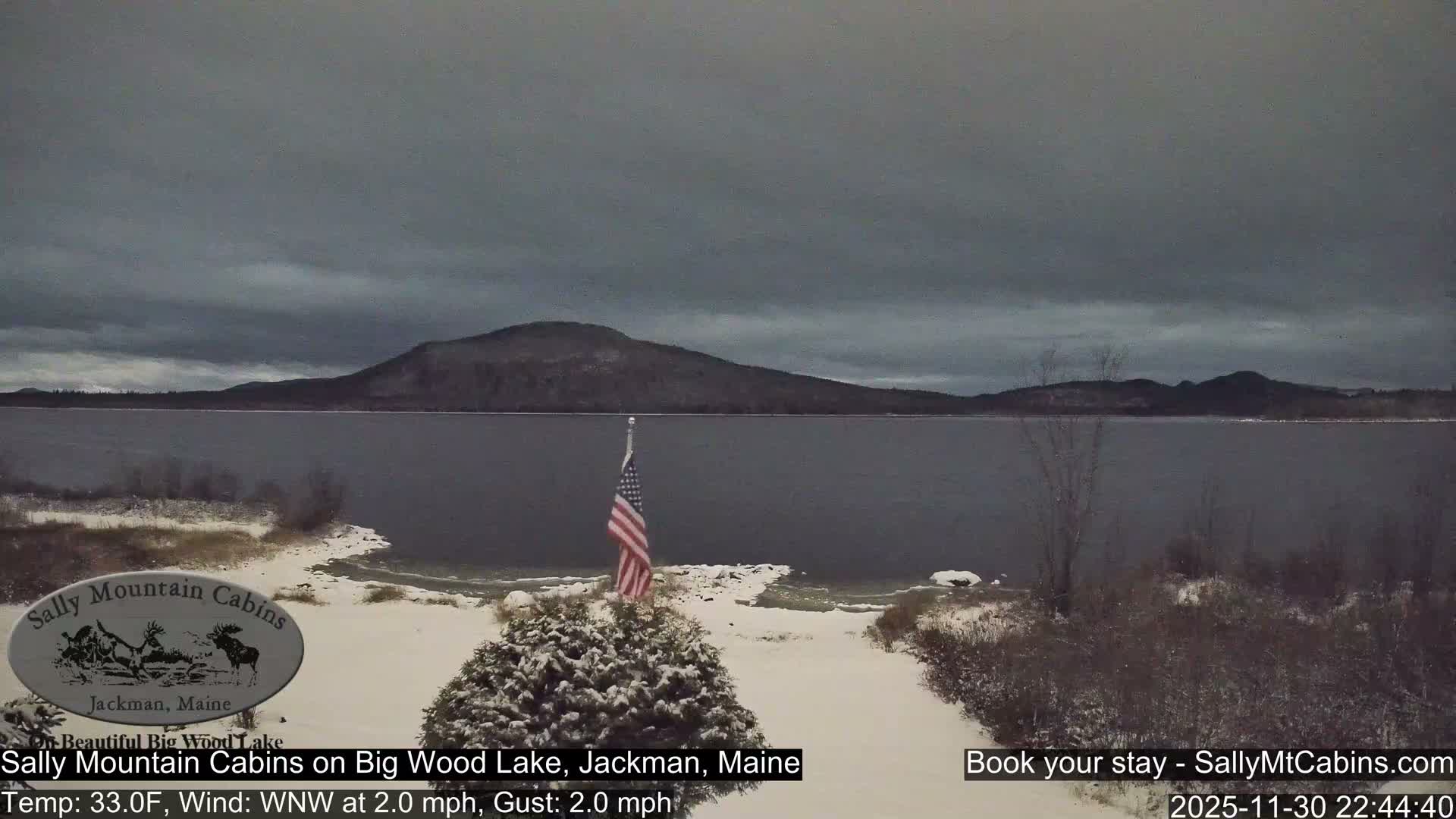 Sally Mountain Cabins , Live Cam - Jackman, Maine, USA