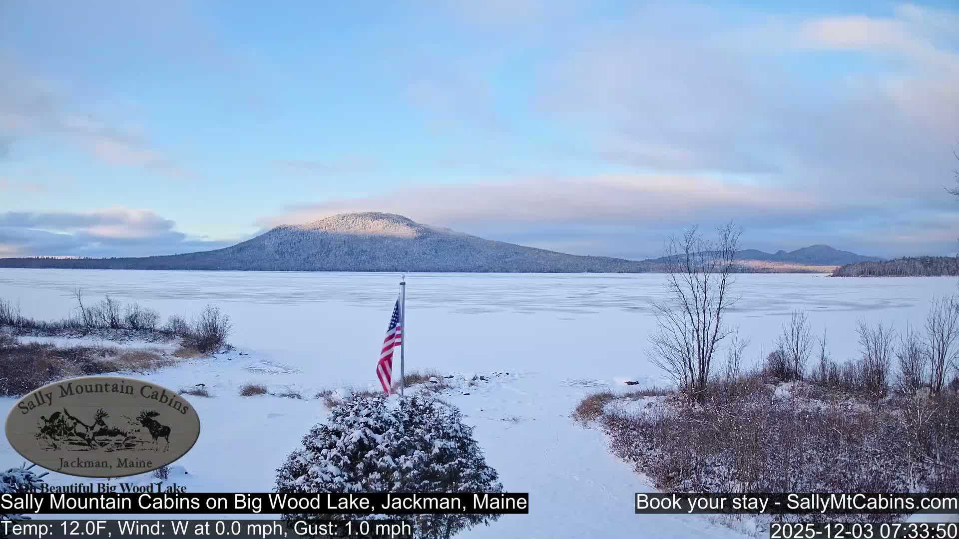 Sally Mountain Cabins , Live Cam - Jackman, Maine, USA