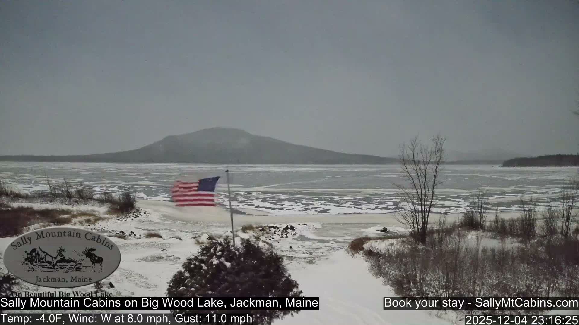 Sally Mountain Cabins , Live Cam - Jackman, Maine, USA