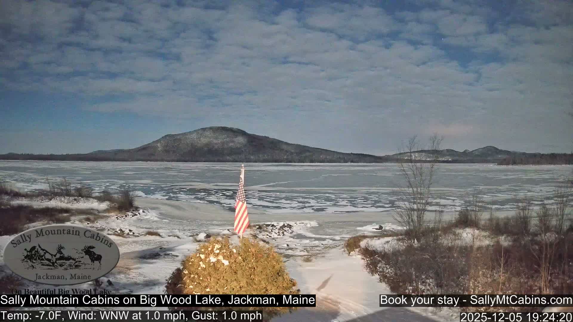 Sally Mountain Cabins , Live Cam - Jackman, Maine, USA