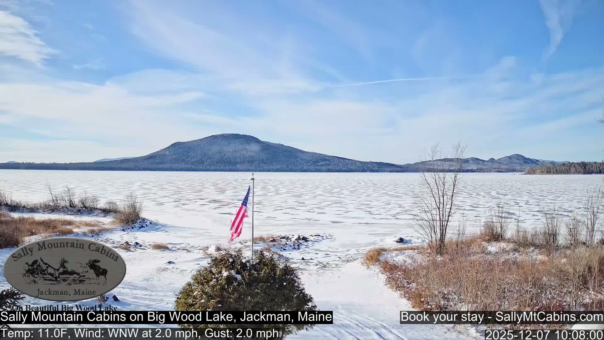 Sally Mountain Cabins , Live Cam - Jackman, Maine, USA