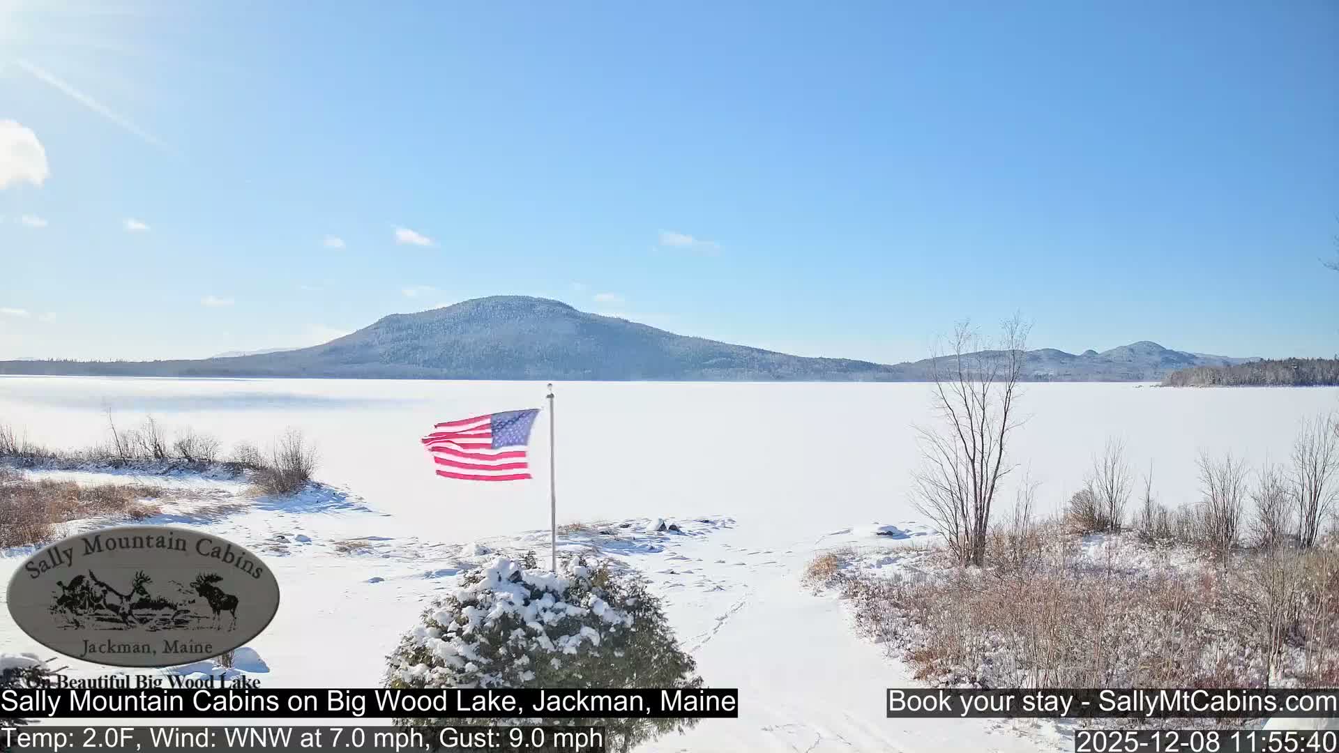 Sally Mountain Cabins , Live Cam - Jackman, Maine, USA