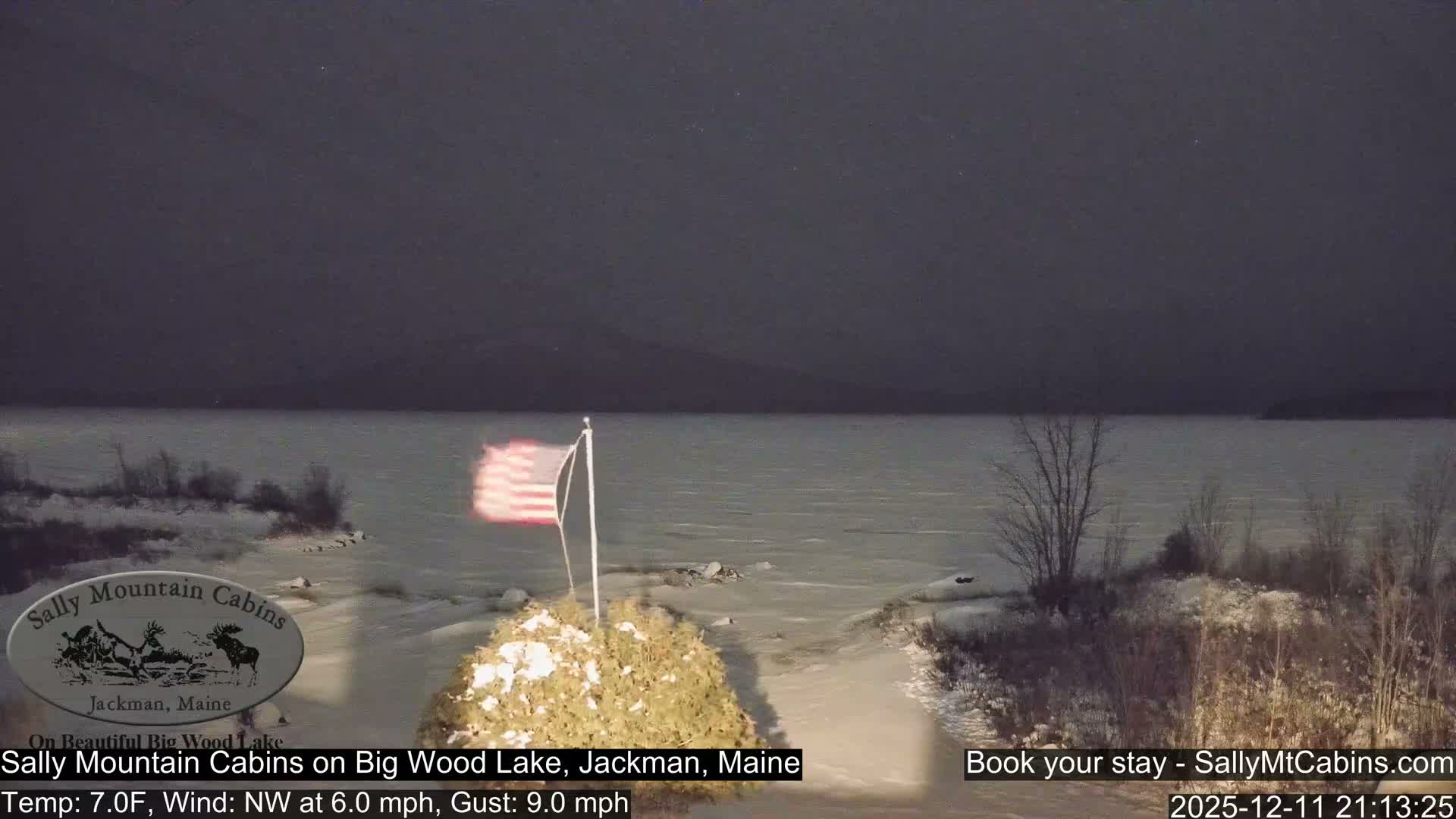 Sally Mountain Cabins , Live Cam - Jackman, Maine, USA