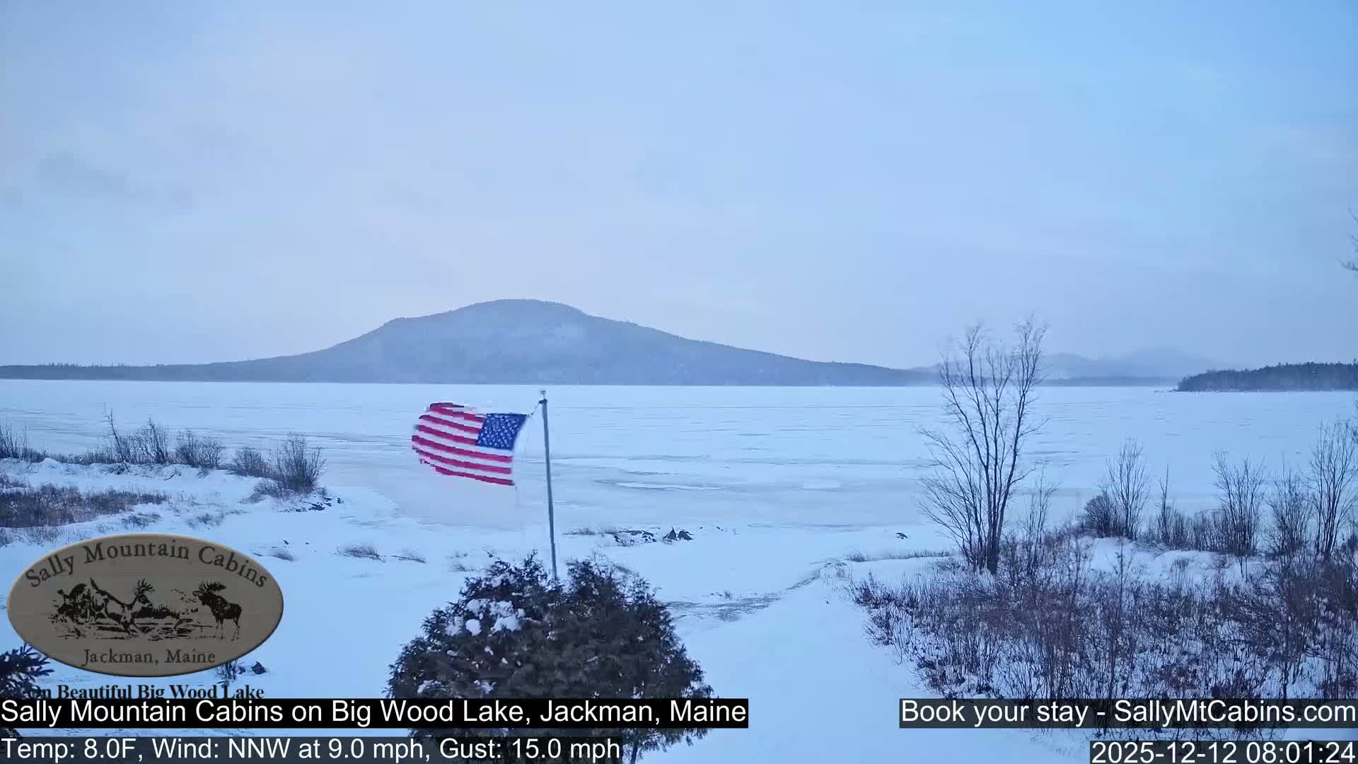 Sally Mountain Cabins , Live Cam - Jackman, Maine, USA