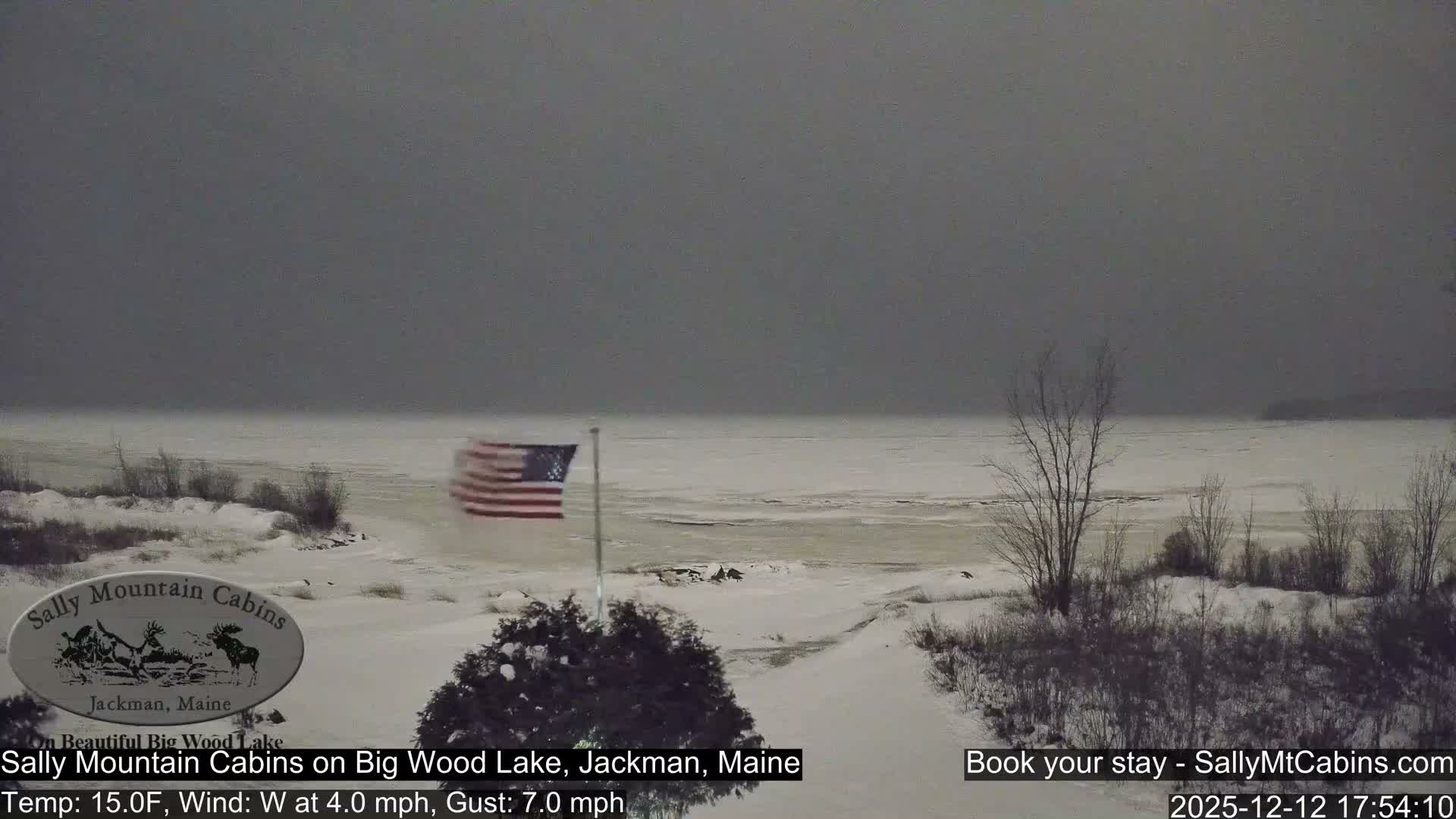 Sally Mountain Cabins , Live Cam - Jackman, Maine, USA