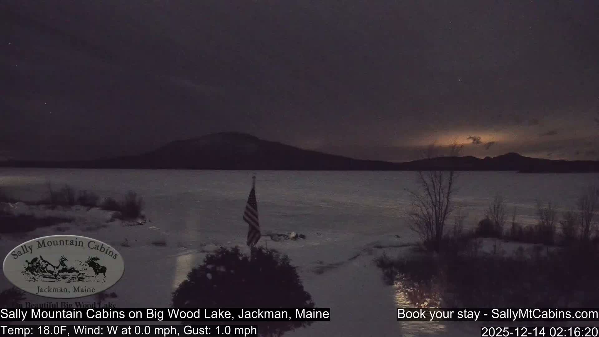 Sally Mountain Cabins , Live Cam - Jackman, Maine, USA