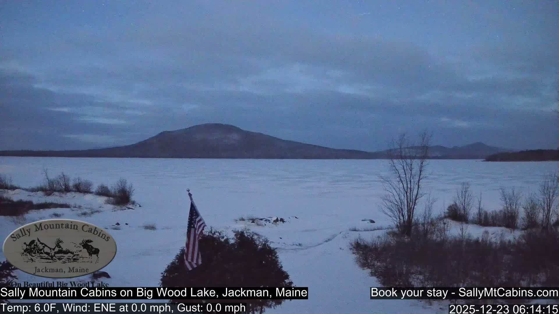 Sally Mountain Cabins , Live Cam - Jackman, Maine, USA