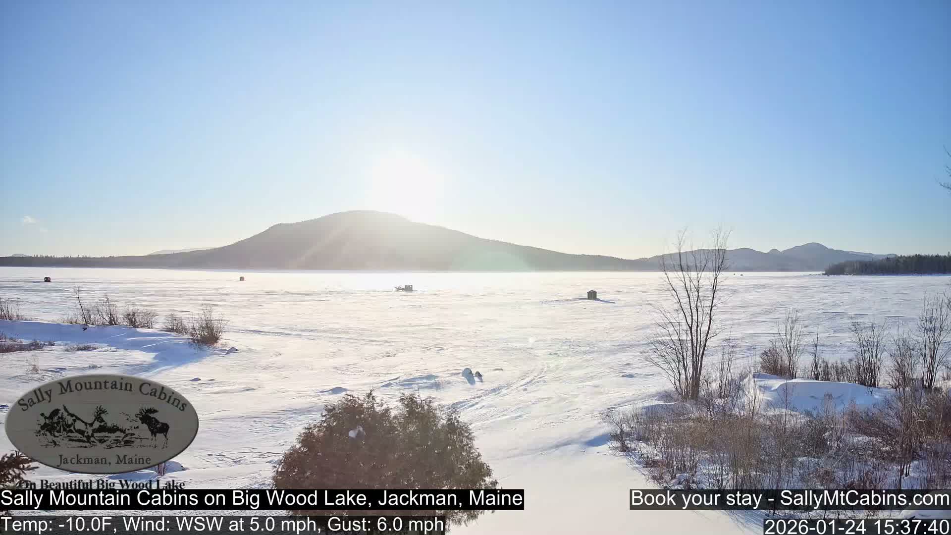 Sally Mountain Cabins , Live Cam - Jackman, Maine, USA