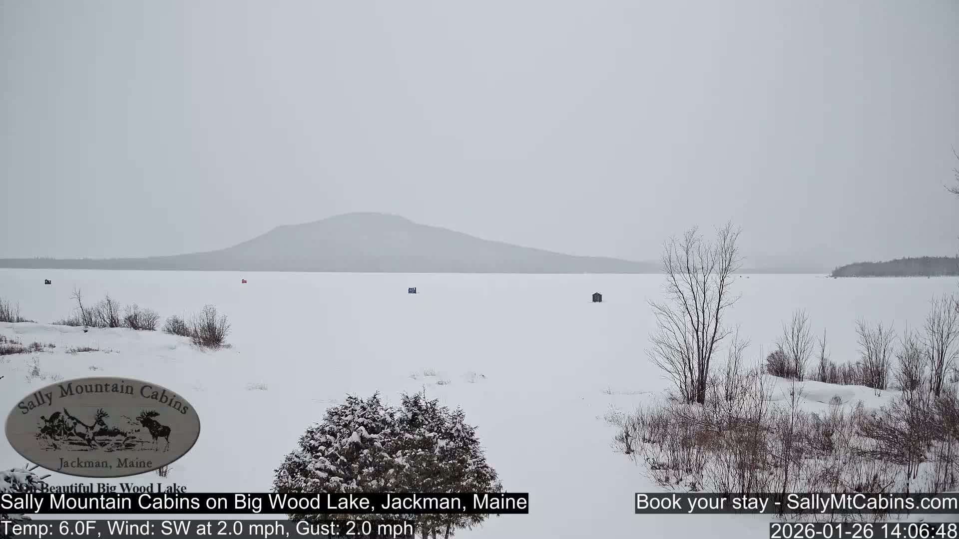 Sally Mountain Cabins , Live Cam - Jackman, Maine, USA